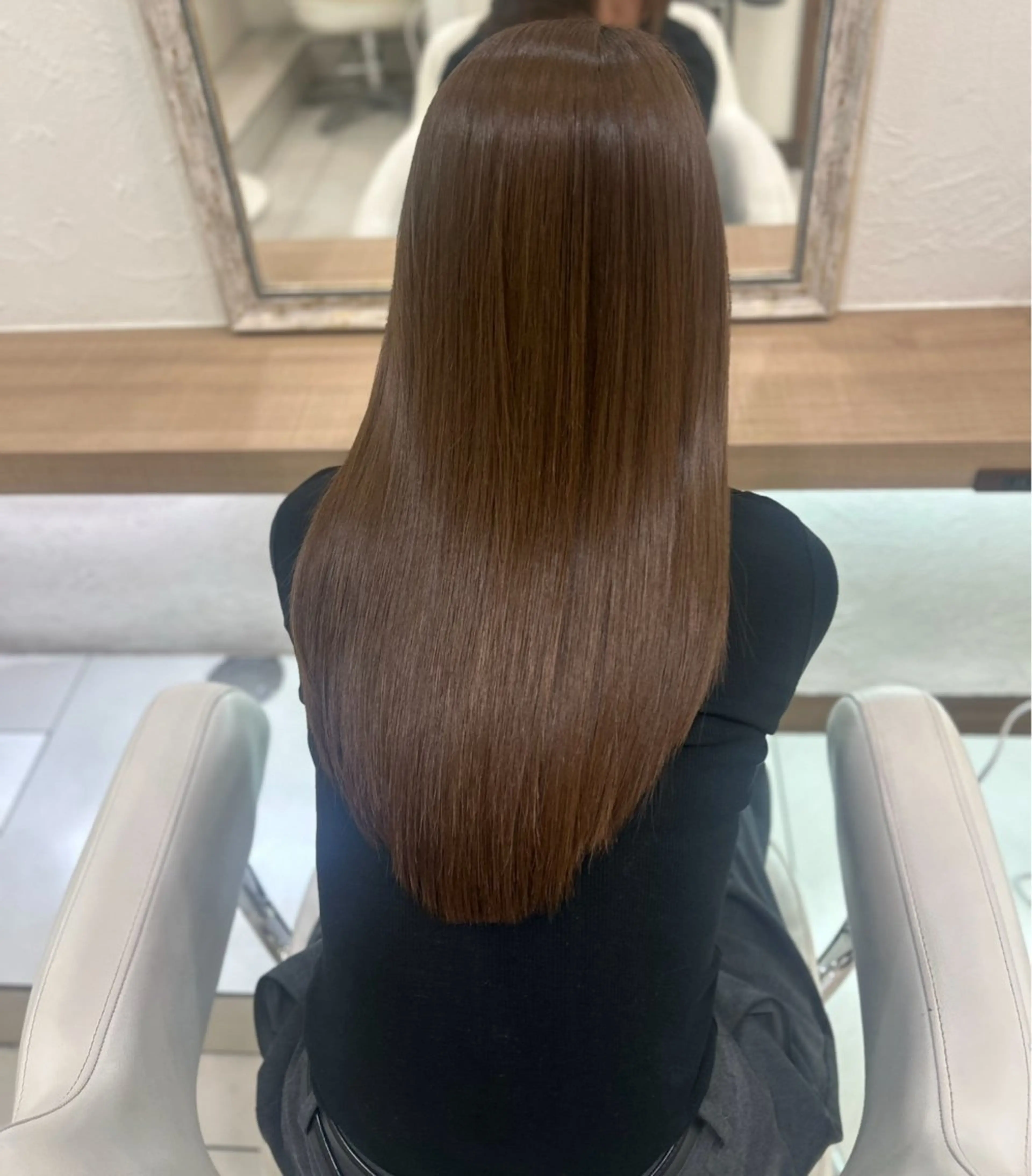 ロング カット トリートメント 縮毛矯正/髪質改善/ 艶髪ササキナツミのヘアスタイル