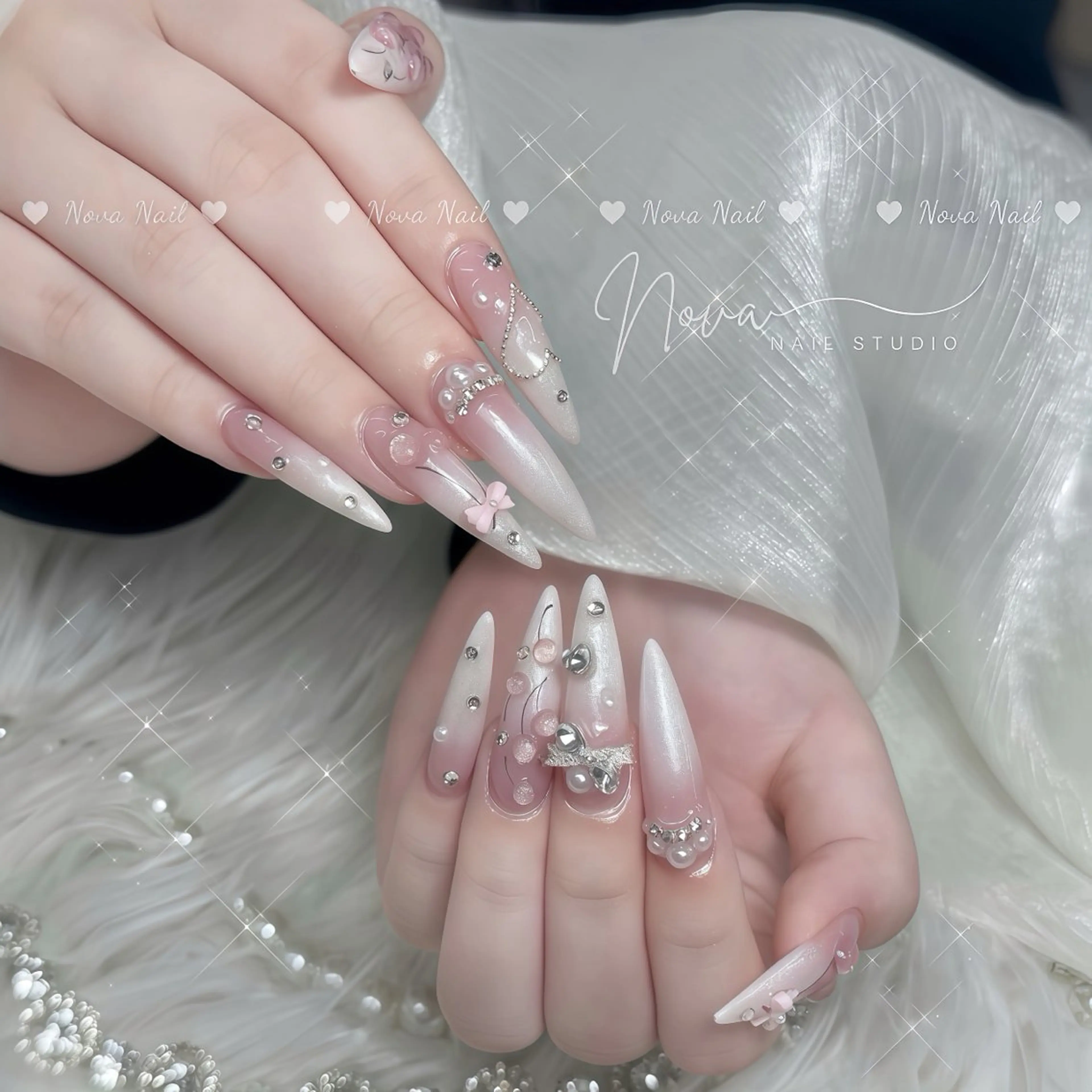 ネイル ハンドネイル ハンドケア Nova Nail Nambaのネイルデザイン