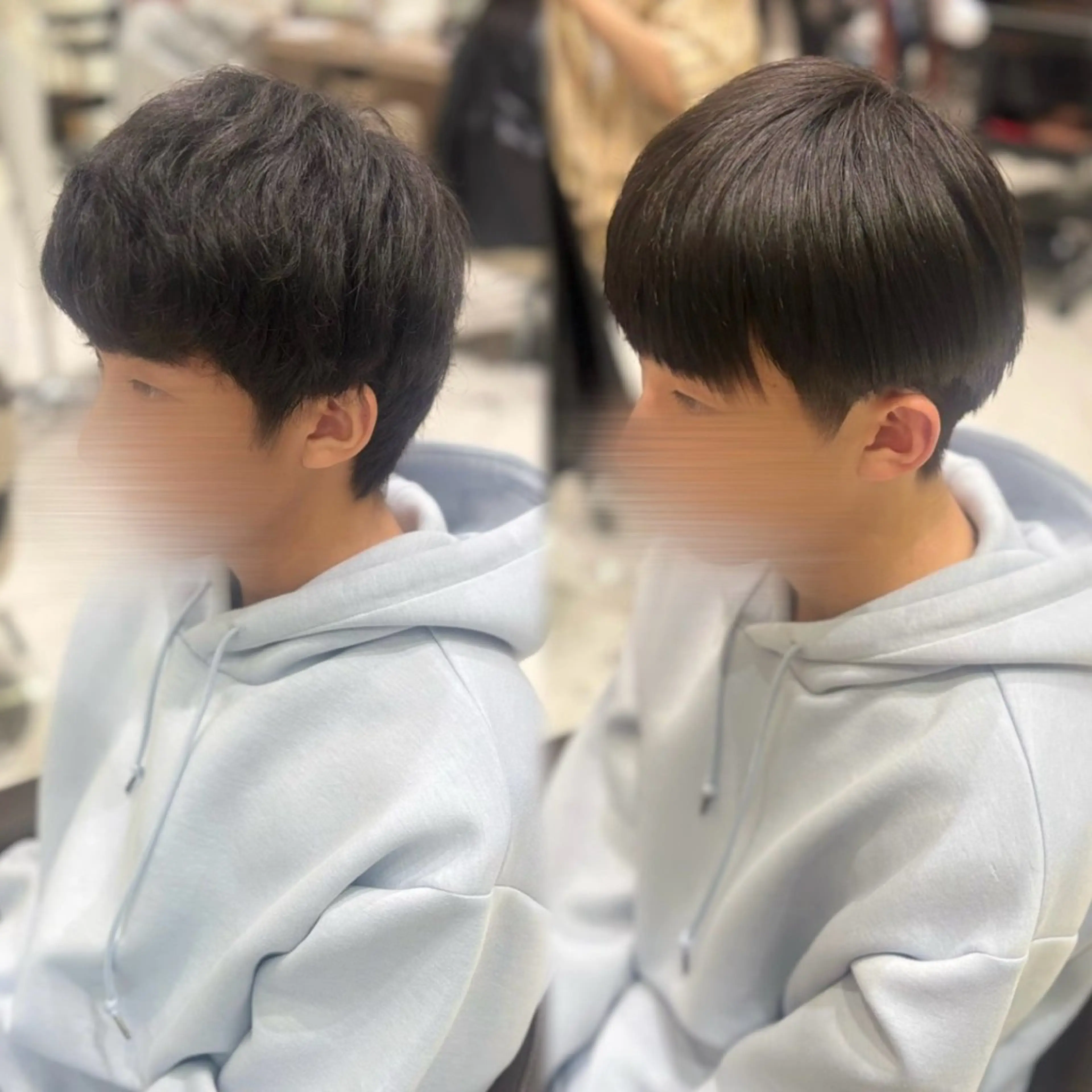 💎縮毛矯正＋メンズカット💎 お持ち帰りサロントリートメント付 3回目まで使えるクーポン🉐の写真