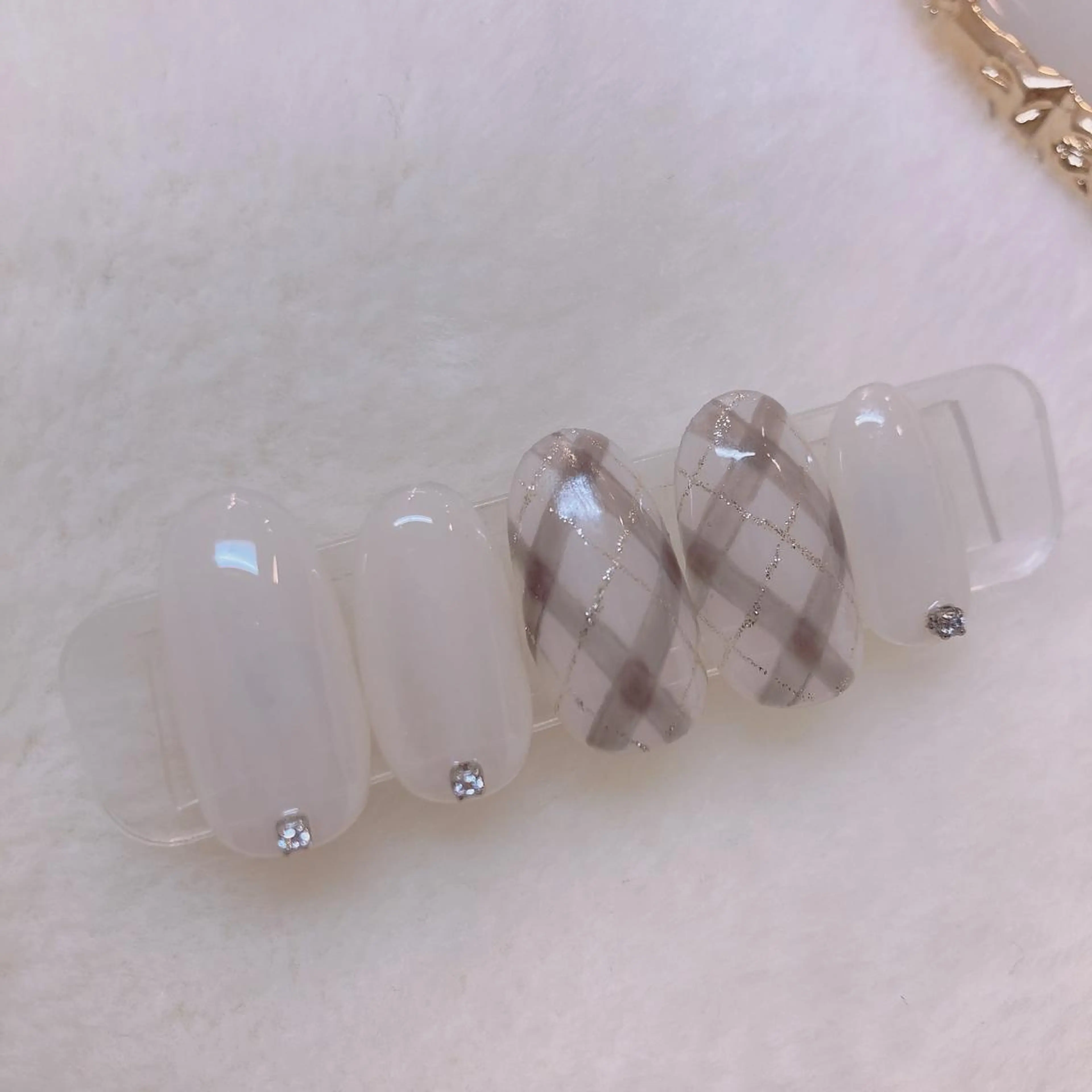 ネイル ハンドネイル 韓国ネイル/ワンホン ネイル🎀表参道3分のネイルデザイン