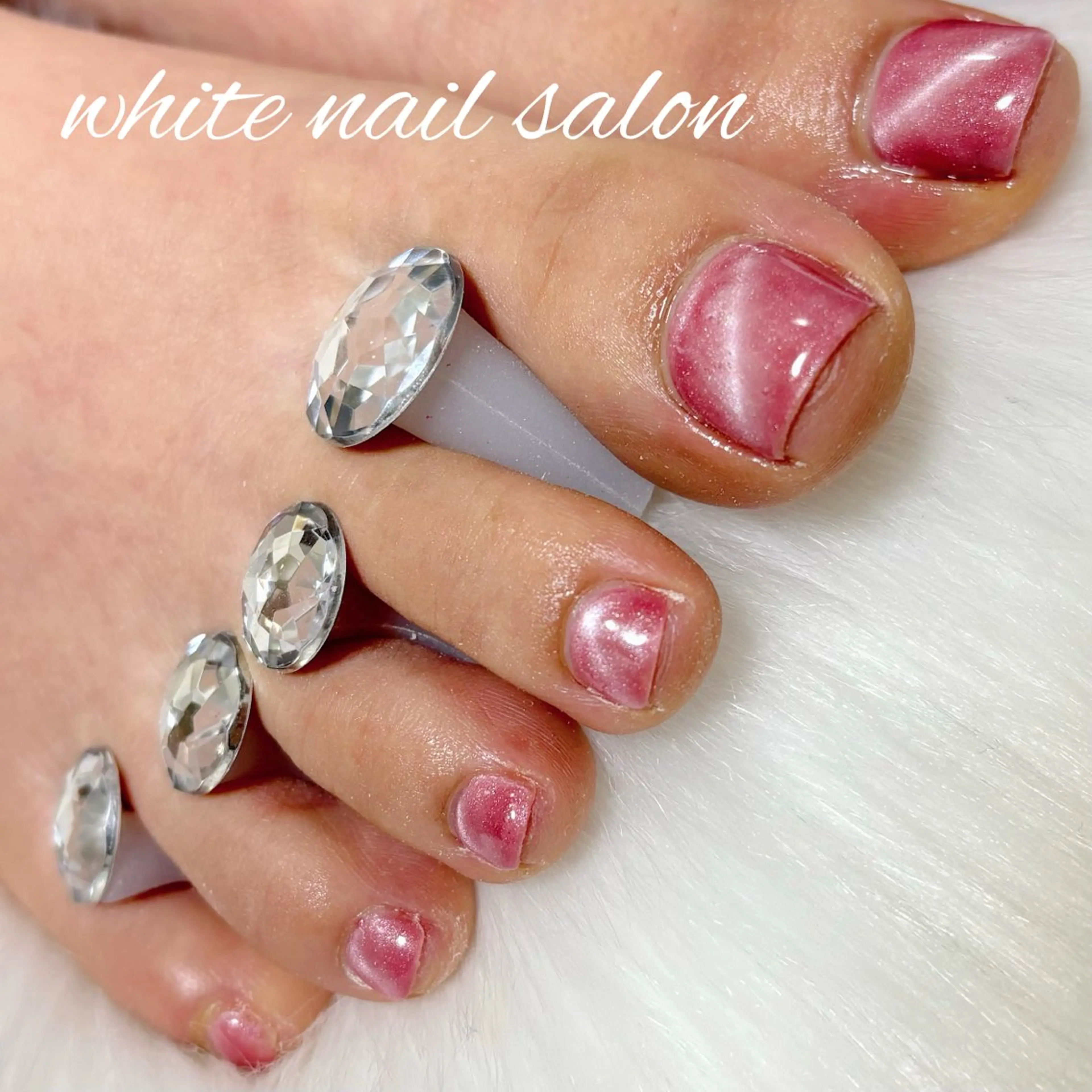 ネイル フットネイル フットネイル white nail salonのネイルデザイン