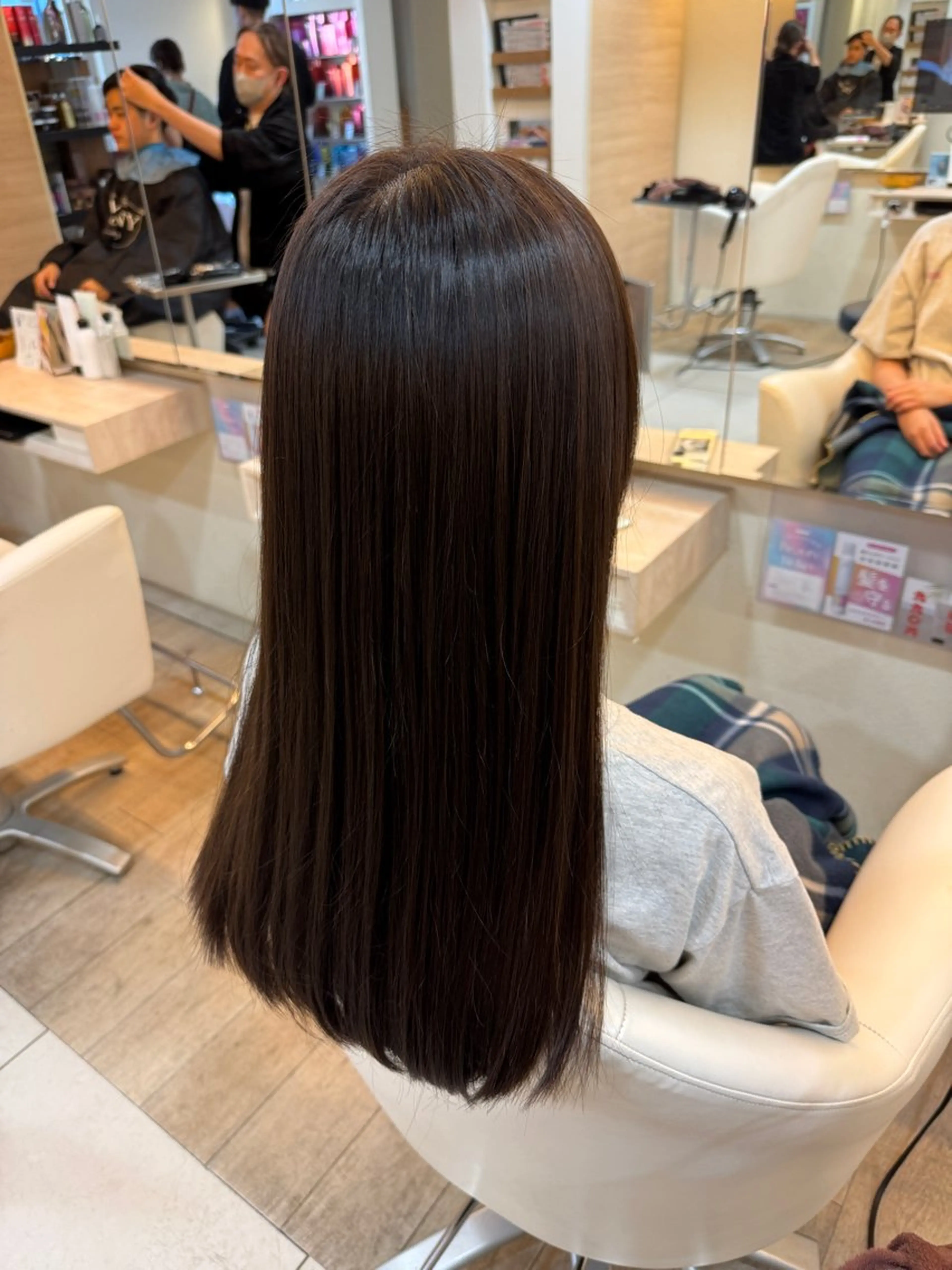 ロング 縮毛矯正 トリートメント 💎髪質改善💎艶髪 💎ブリーチ💎津村のヘアスタイル