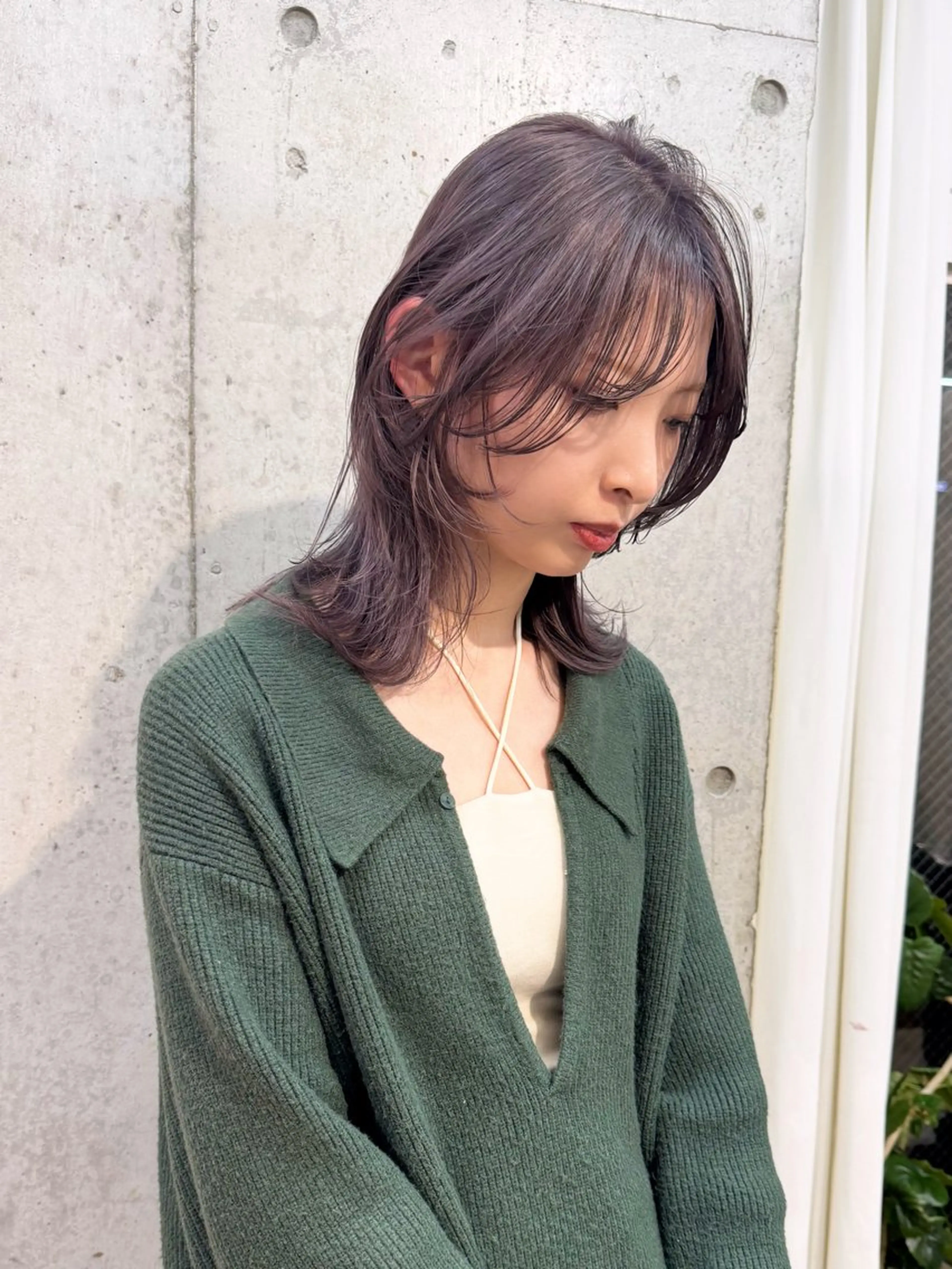 ミディアム カラー ヘアアレンジ バレイヤージュ ブリーチ ケアブリーチ ハイライトカラー インナーカラー カット ヘアカラー トリートメント lani ブリーチ /ダブルカラーのヘアスタイル