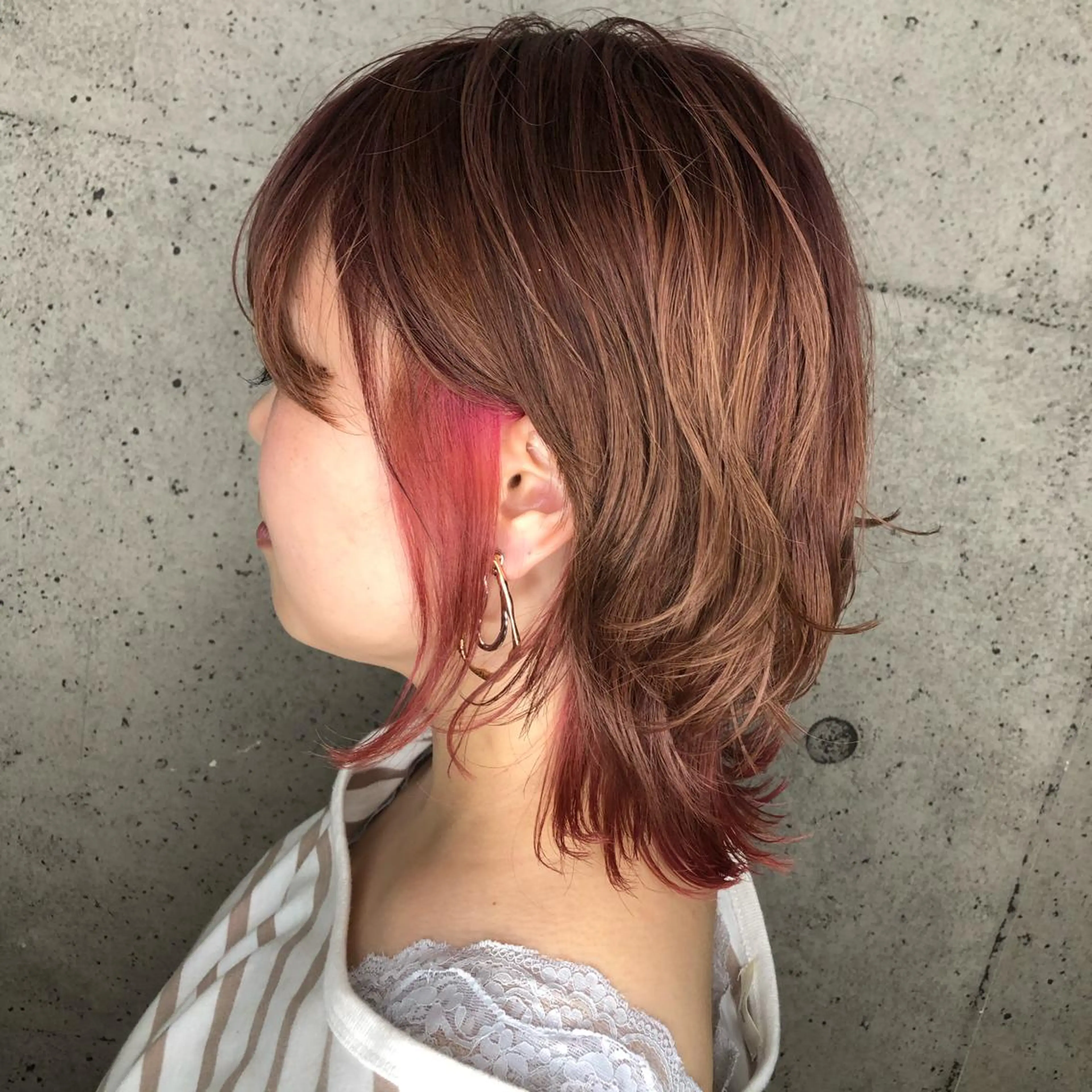 ショート カラー インナーカラー 辻堂メンズ特化 YU-YAのヘアスタイル