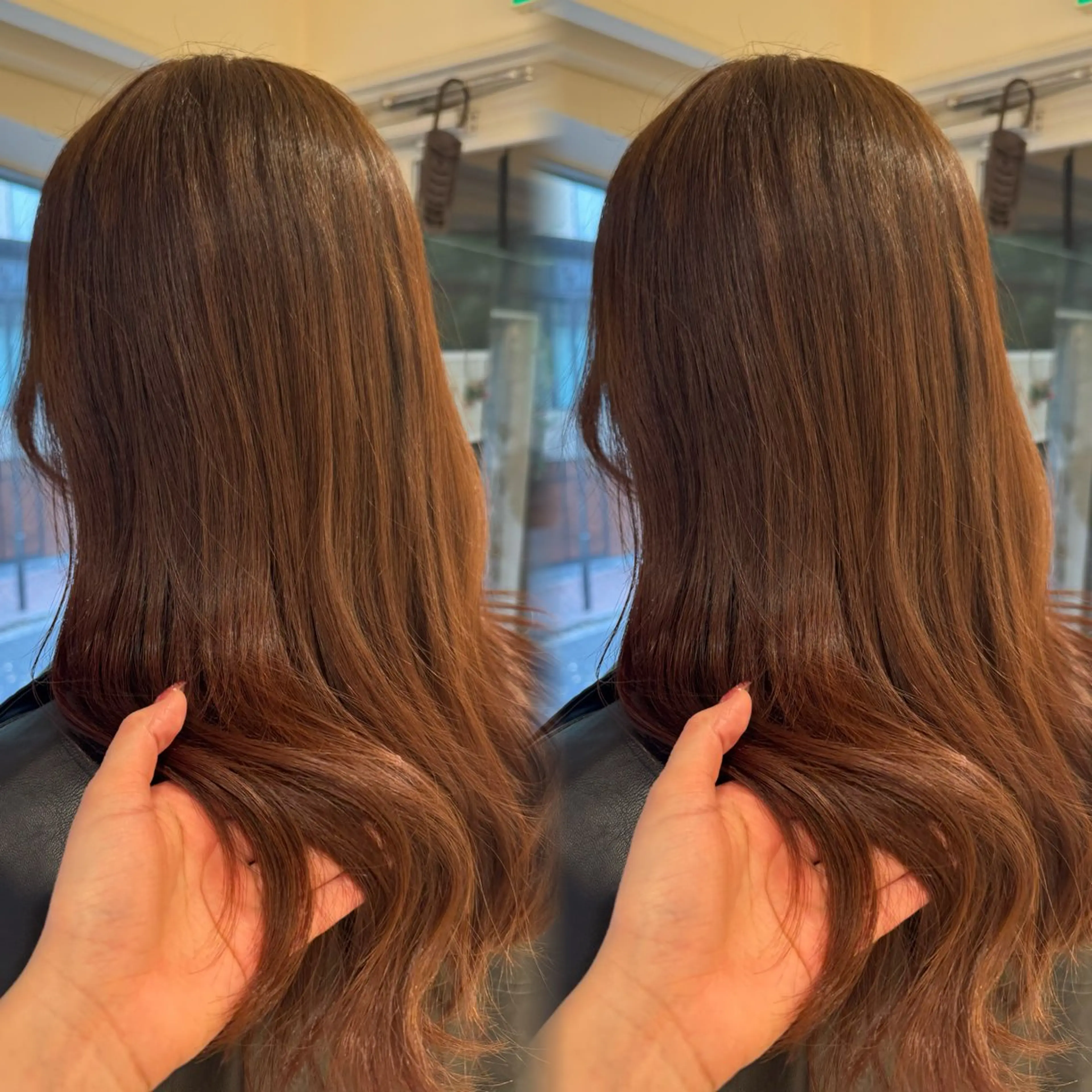 カラー ブラウンカラー ヘアカラー 艶髪／カラー／ 銀座／RINA🎀のヘアスタイル