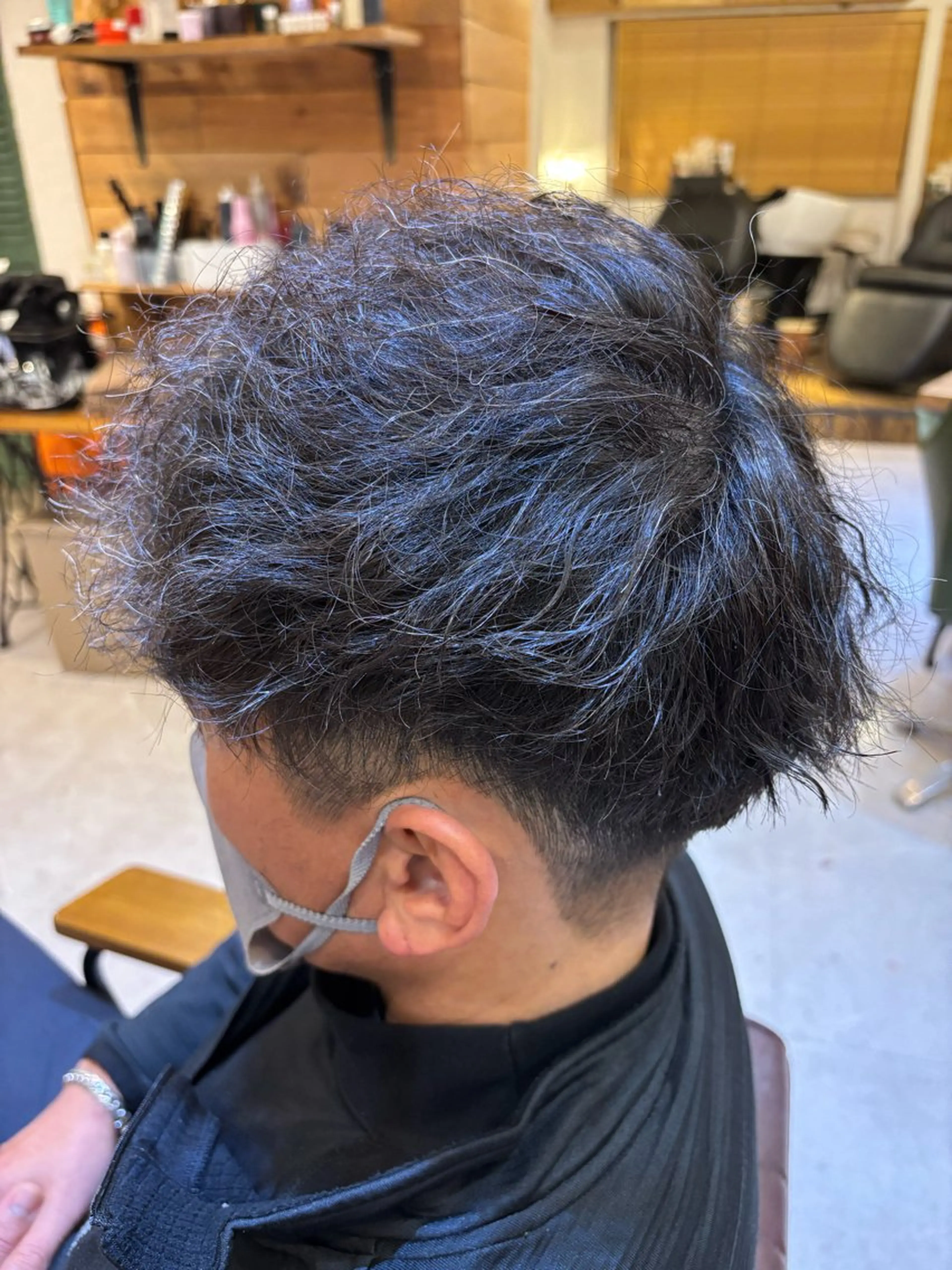 メンズ メンズパーマ ひらの みきのヘアスタイル