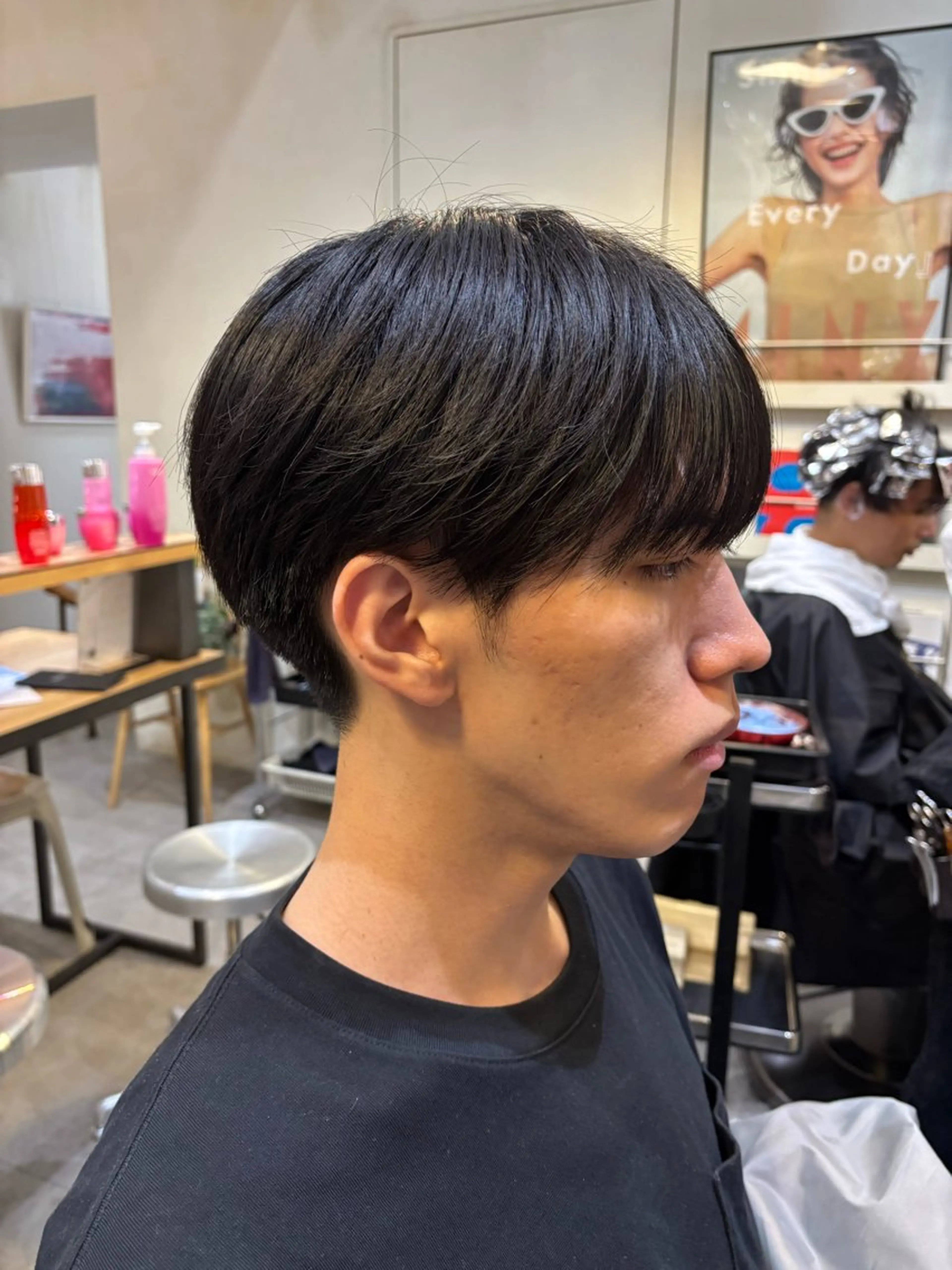 メンズ マッシュ シースルーマッシュ 刈り上げ メンズ カット/カラー 惇のヘアスタイル