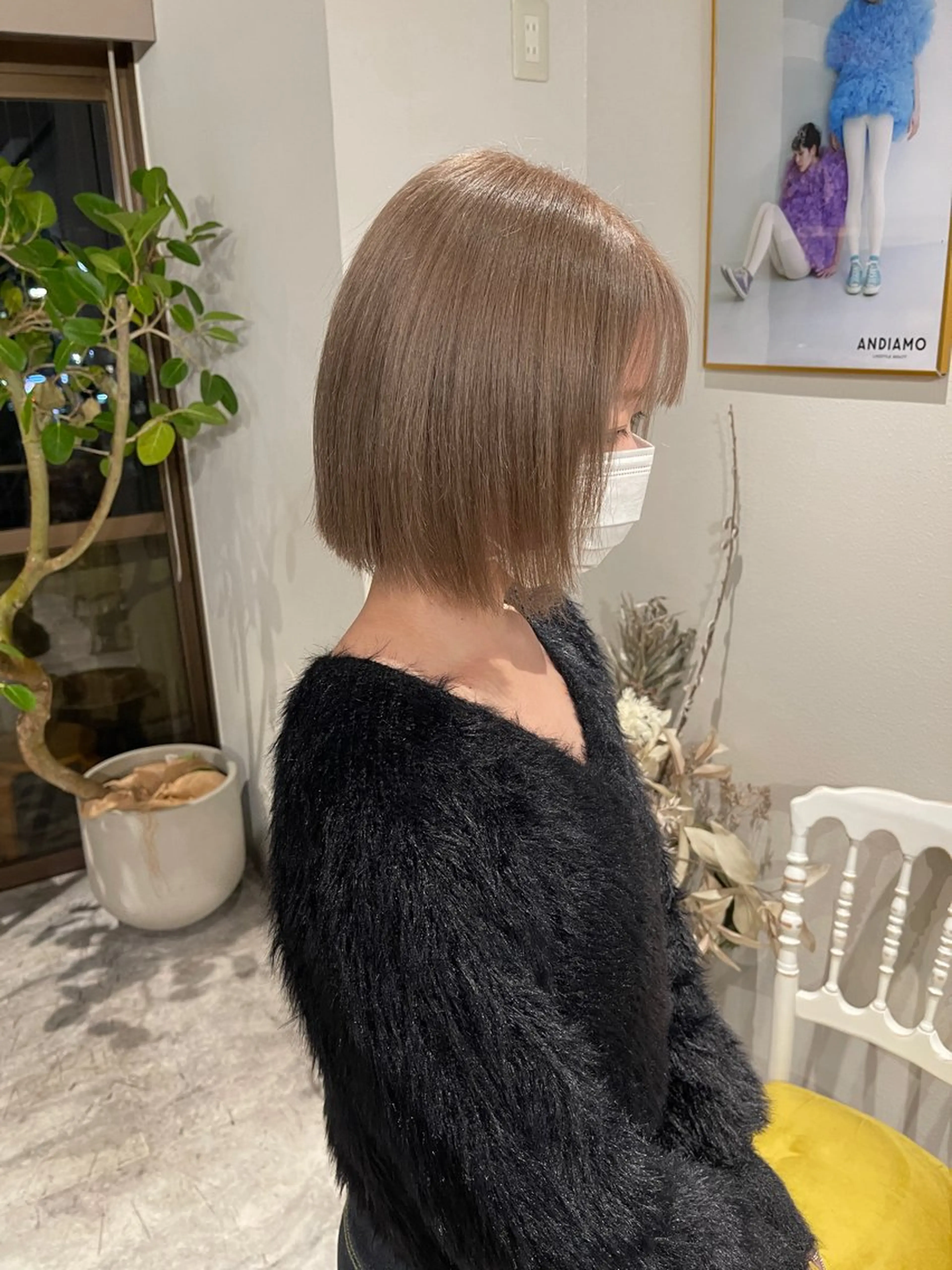 ショート カラー ヘアカラー トリートメント ANDIAMO SAKAE✩楓のヘアスタイル