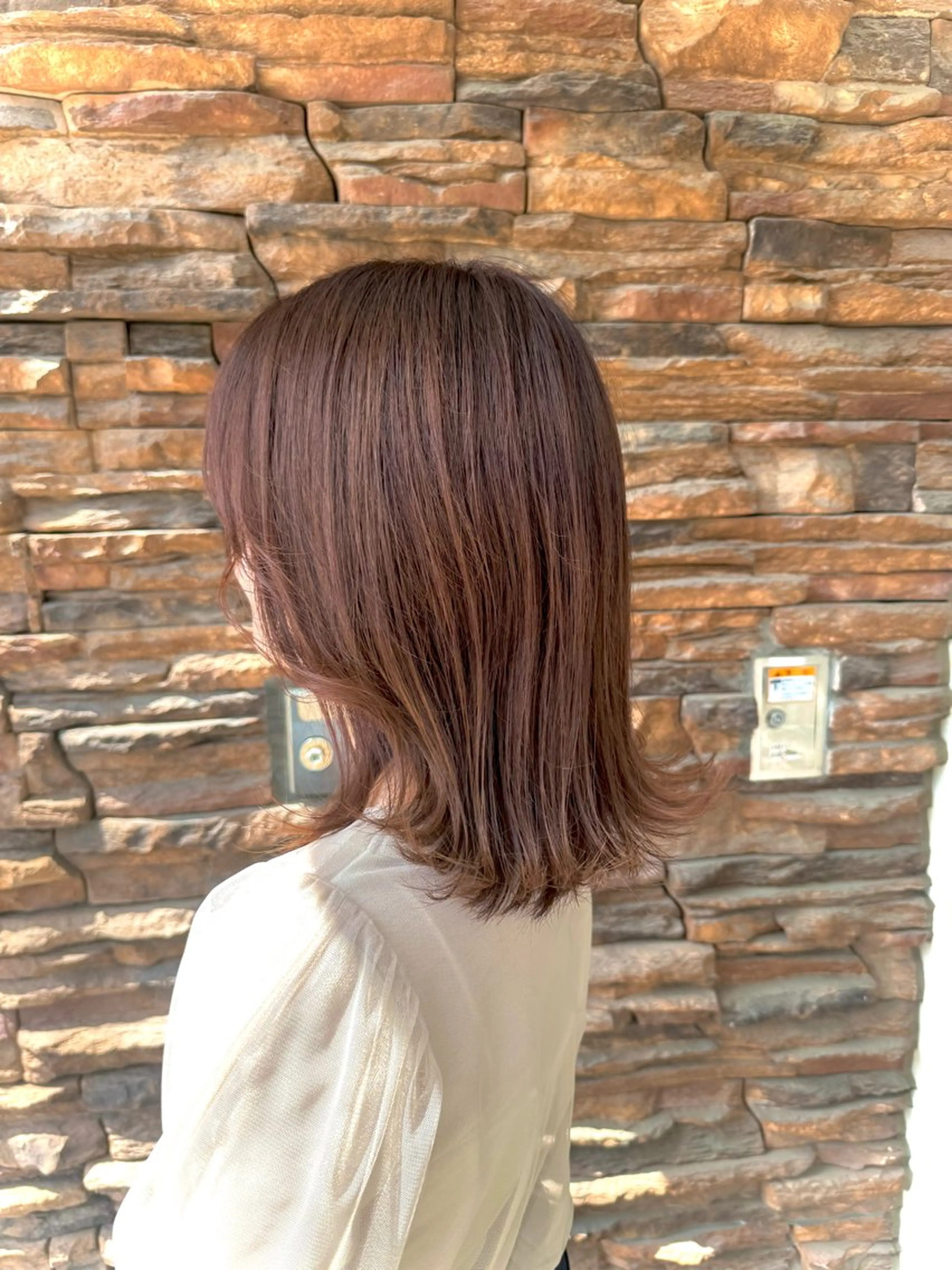 ミディアム カラー 美髪✨艶髪✨髪質改善 カラー特化❣大石優奈のヘアスタイル