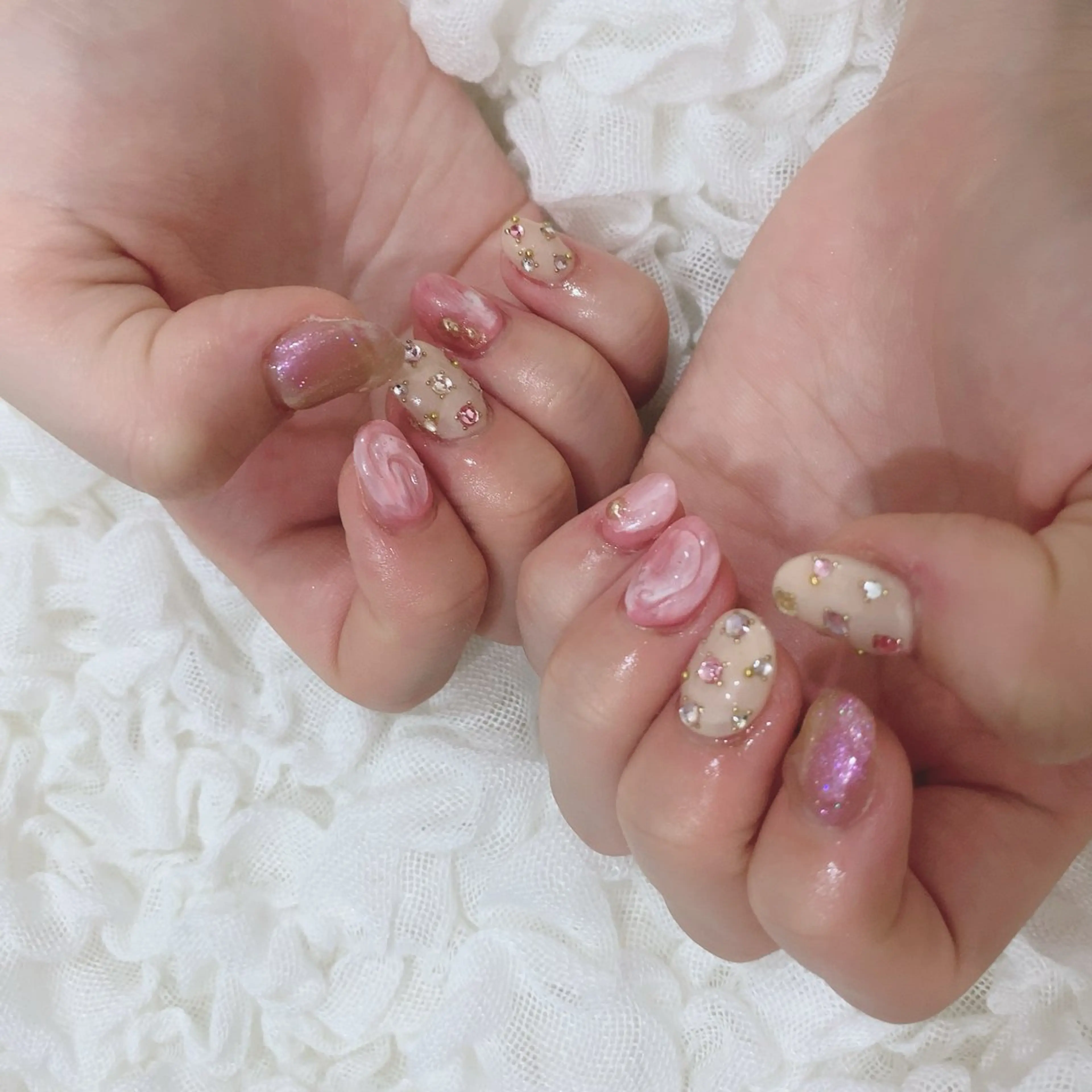 ネイル ミラーネイル ハンドネイル SOL NAILのネイルデザイン