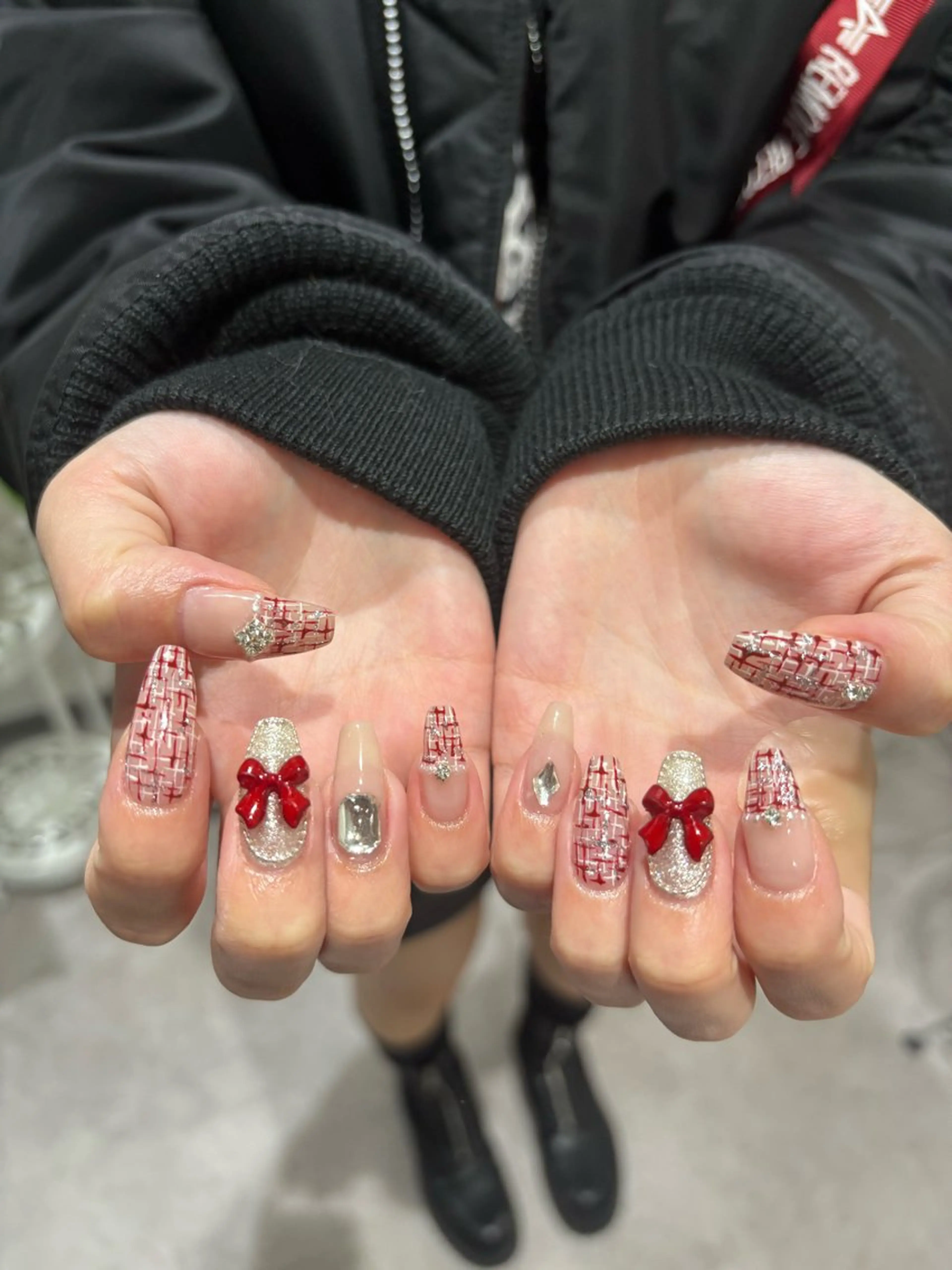 ネイル ツイードネイル ハンドネイル IROHA nail所属・IROHA NAIL Rinonのネイルデザイン