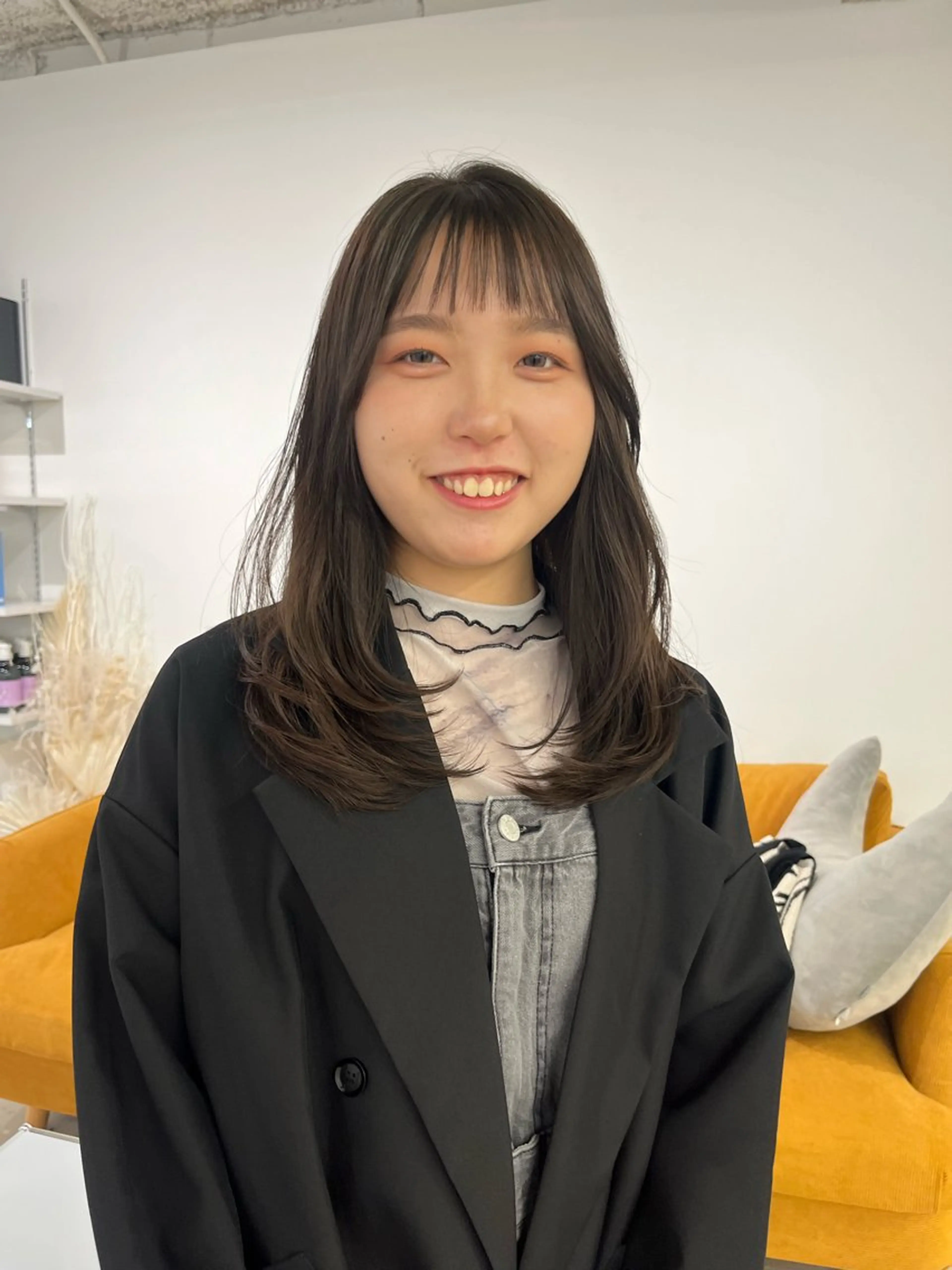 ロング カット 箱崎 凪沙のヘアスタイル