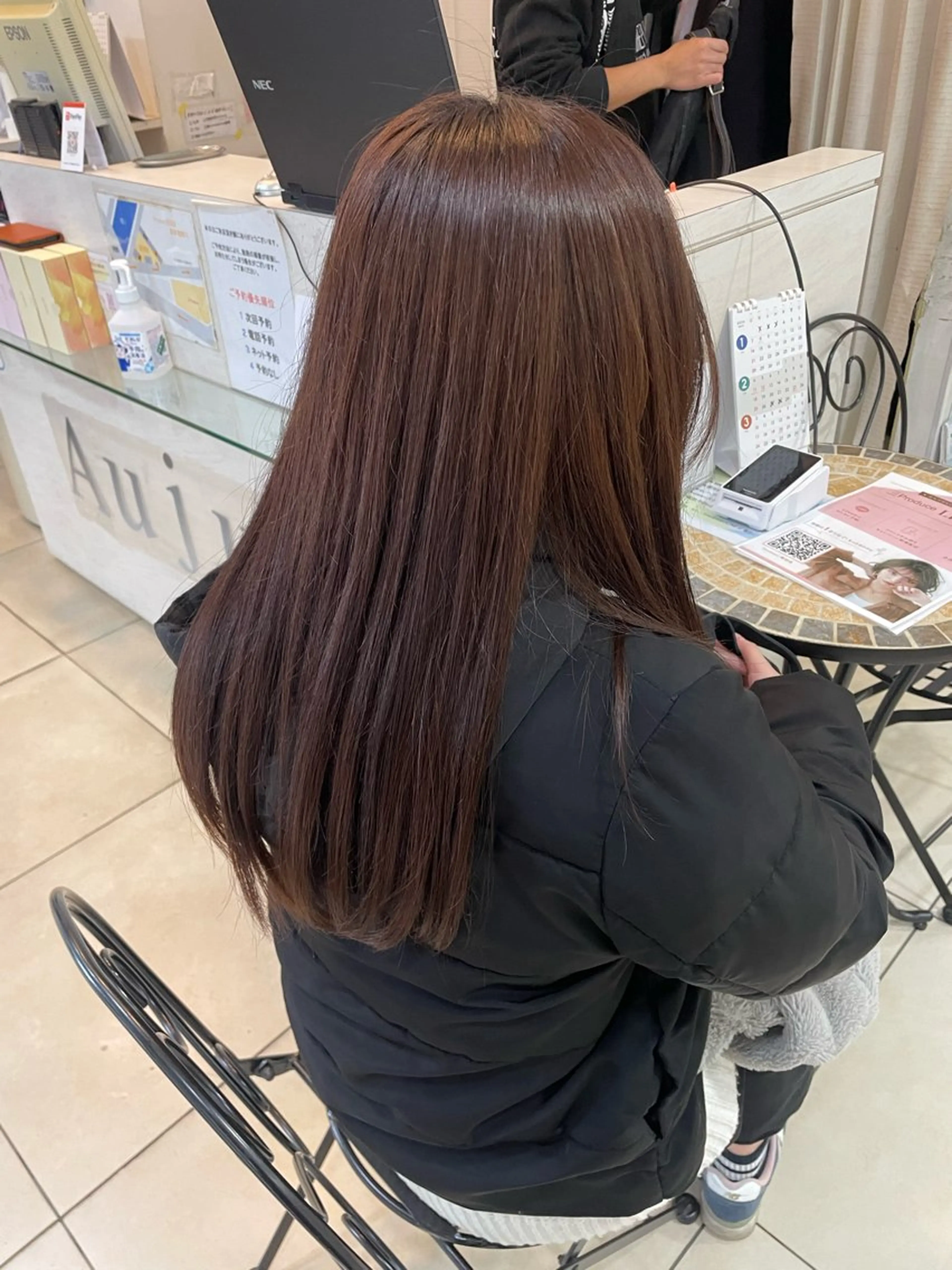 ロング カラー ヘアカラー トリートメント 🌸暖色髪質改善 MEI🌸のヘアスタイル