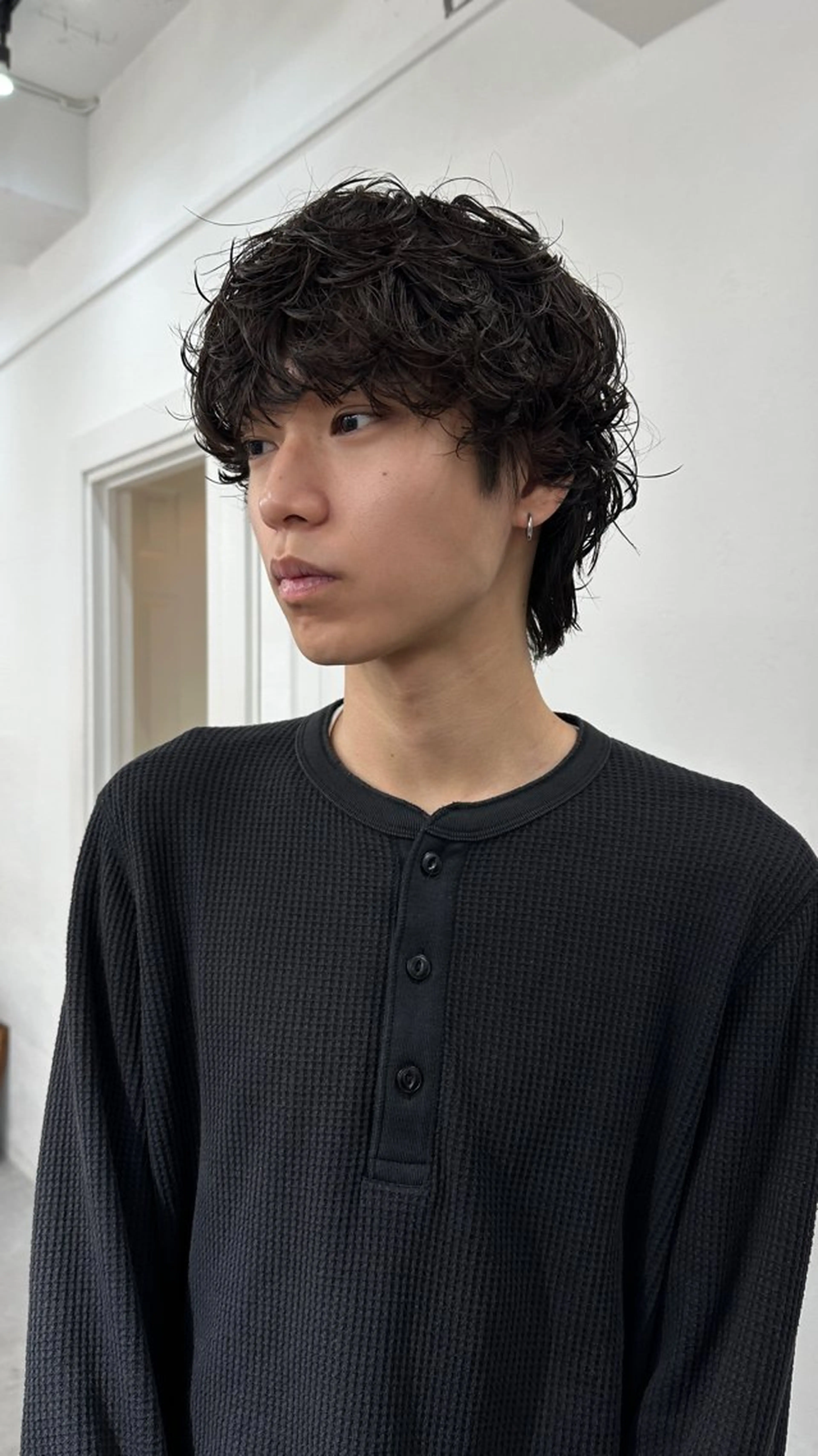 ショート パーマ ウルフカット カット パーマ トリートメント メンズカット🌟 YUNAのヘアスタイル