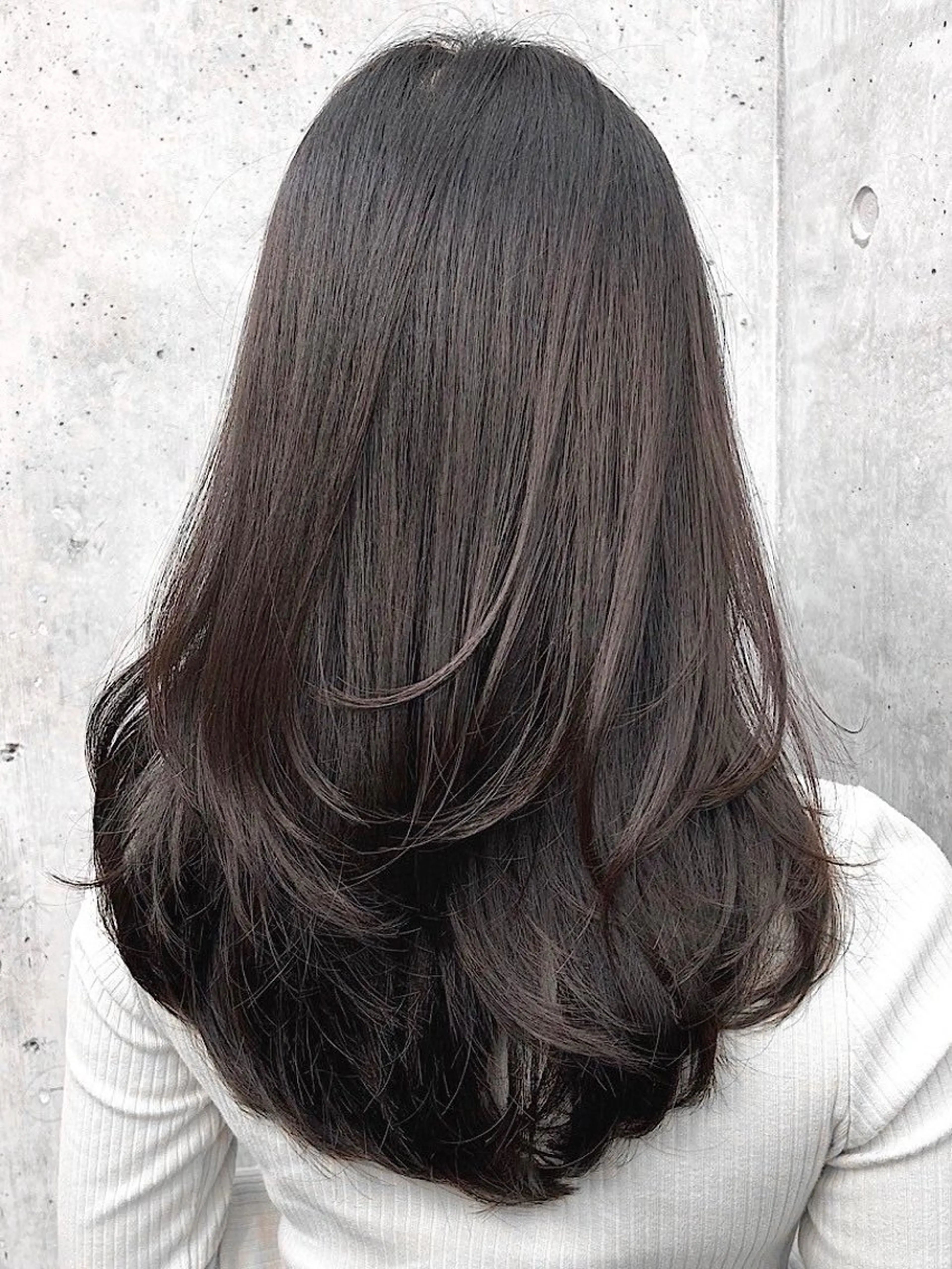 ロング カラー ヘアアレンジ カット 垢抜け透明感カラー 指名No.1shunのヘアスタイル