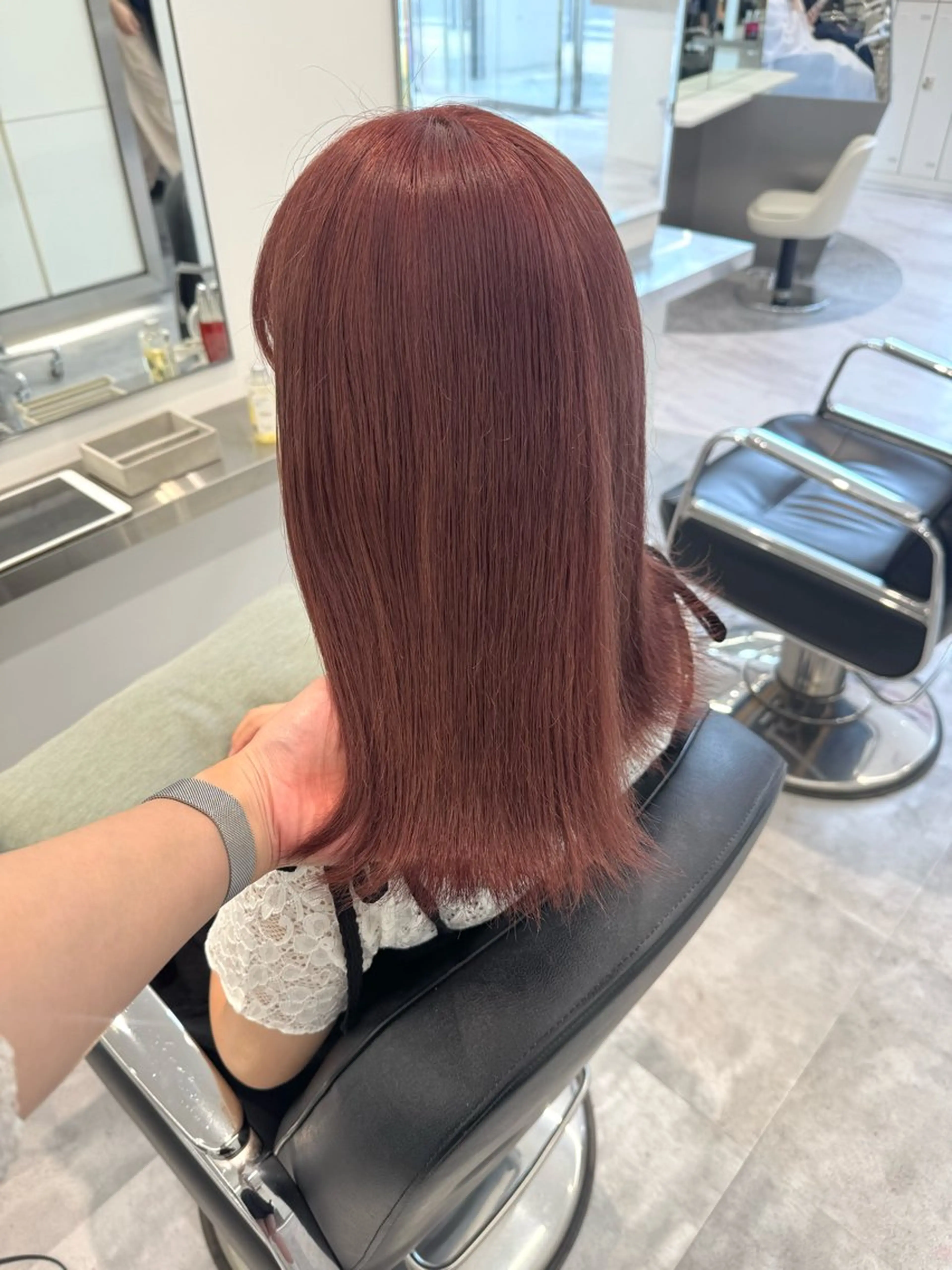 ロング カラー ヘアカラー ParveMix🍀 藤原愛未のヘアスタイル