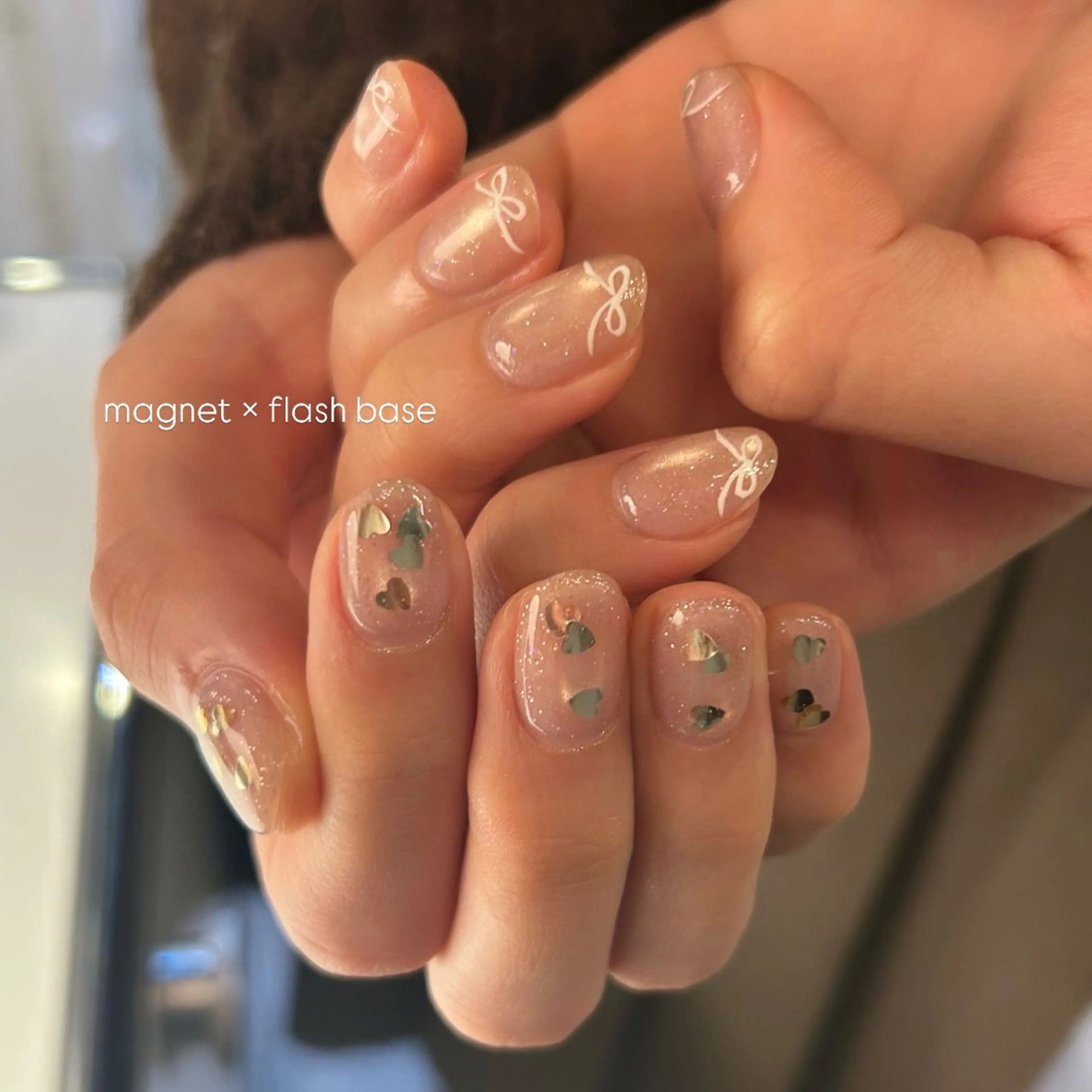 ネイル ハート Yumi シンプルネイルのネイルデザイン