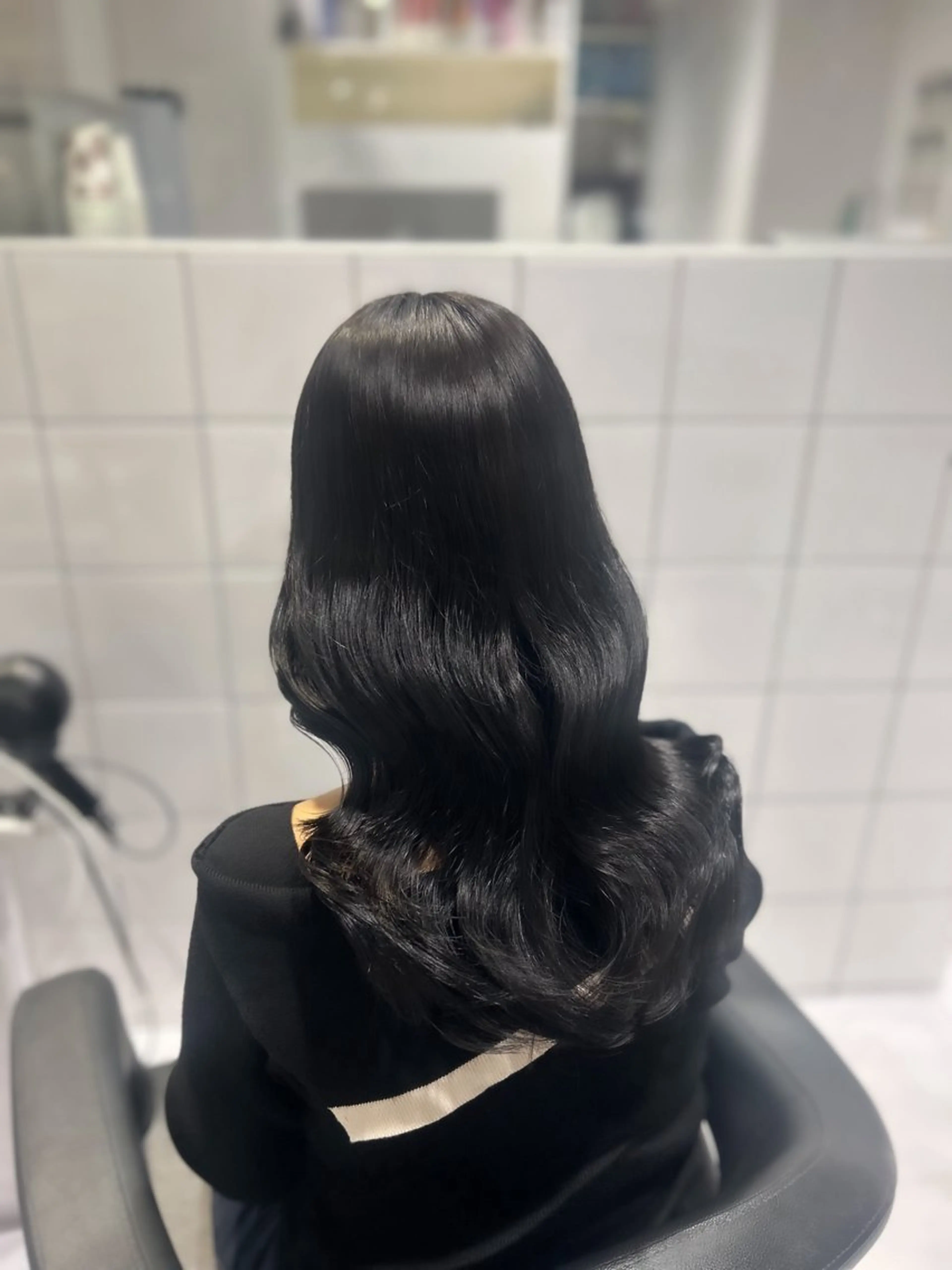 ロング カラー カット ヘアカラー トリートメント 表参道/透明感カラー /暗髪/ジュキヤのヘアスタイル