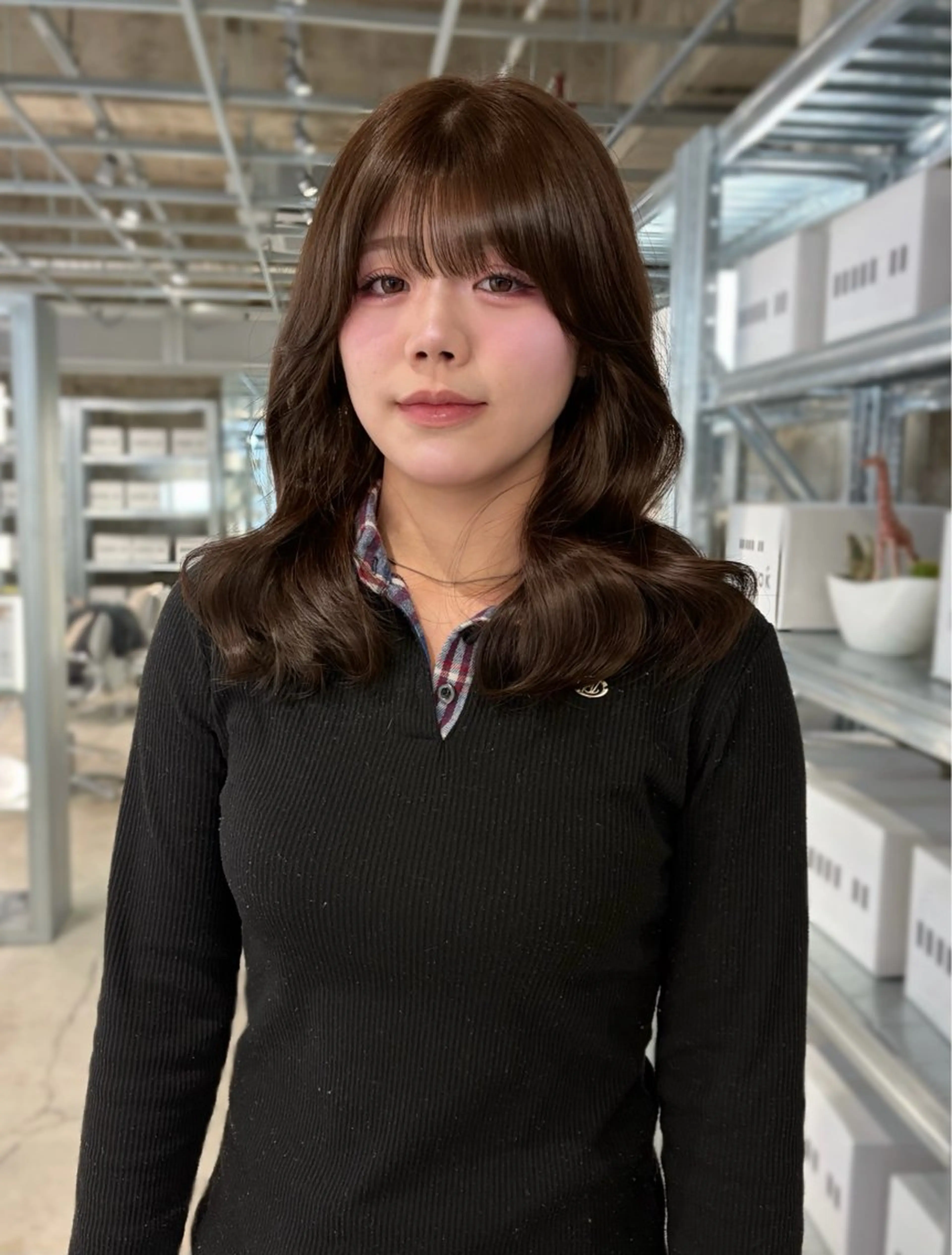 セミロング カラー カット ヘアカラー トリートメント ダブルカラー/レイヤ ーカット 🤍ゆきなのヘアスタイル