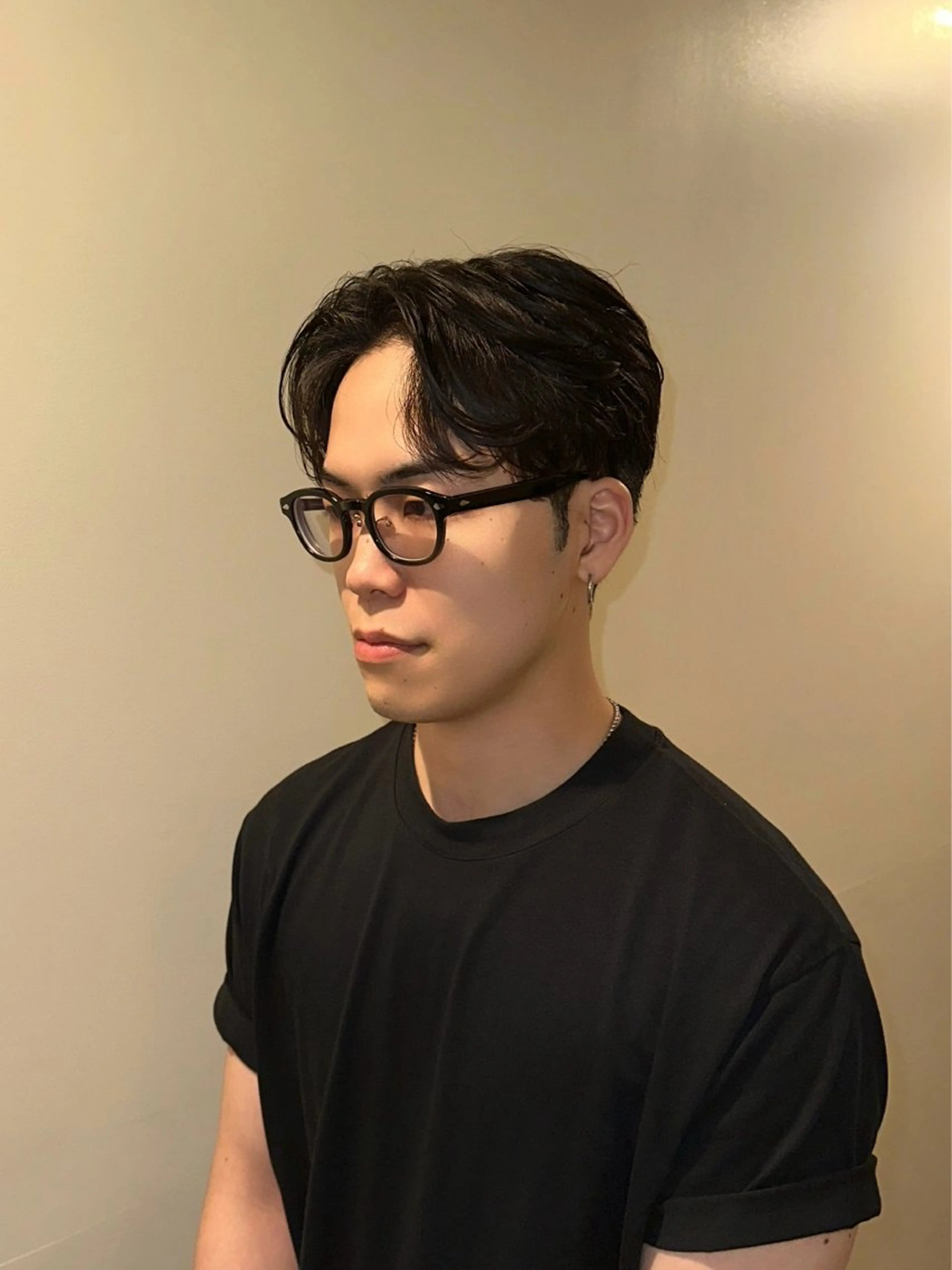 メンズ センターパート 刈り上げ 似合わせデザイン✨/ 大野 颯平/銀座のヘアスタイル