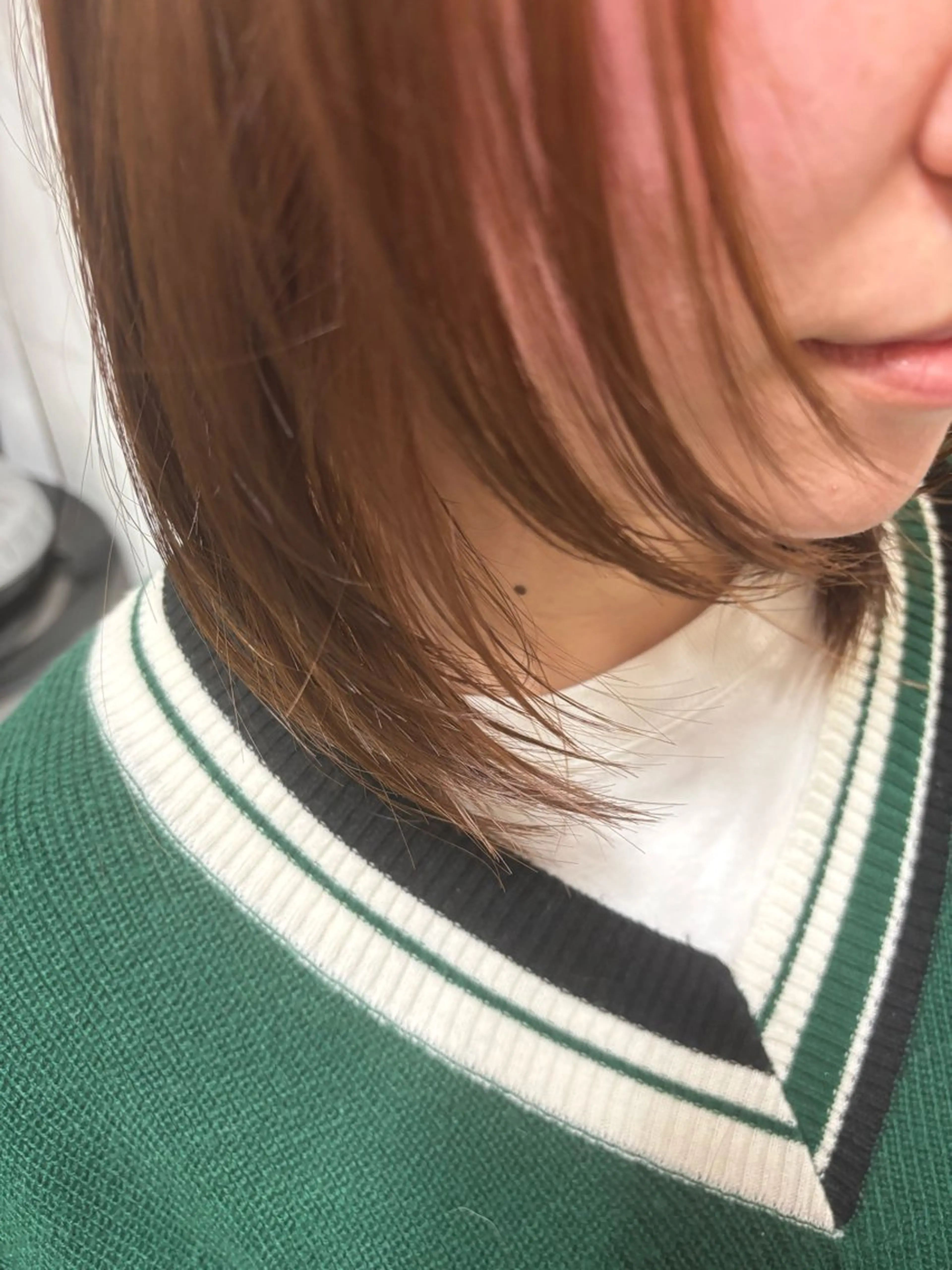 ミディアム 原口 圭織のヘアスタイル