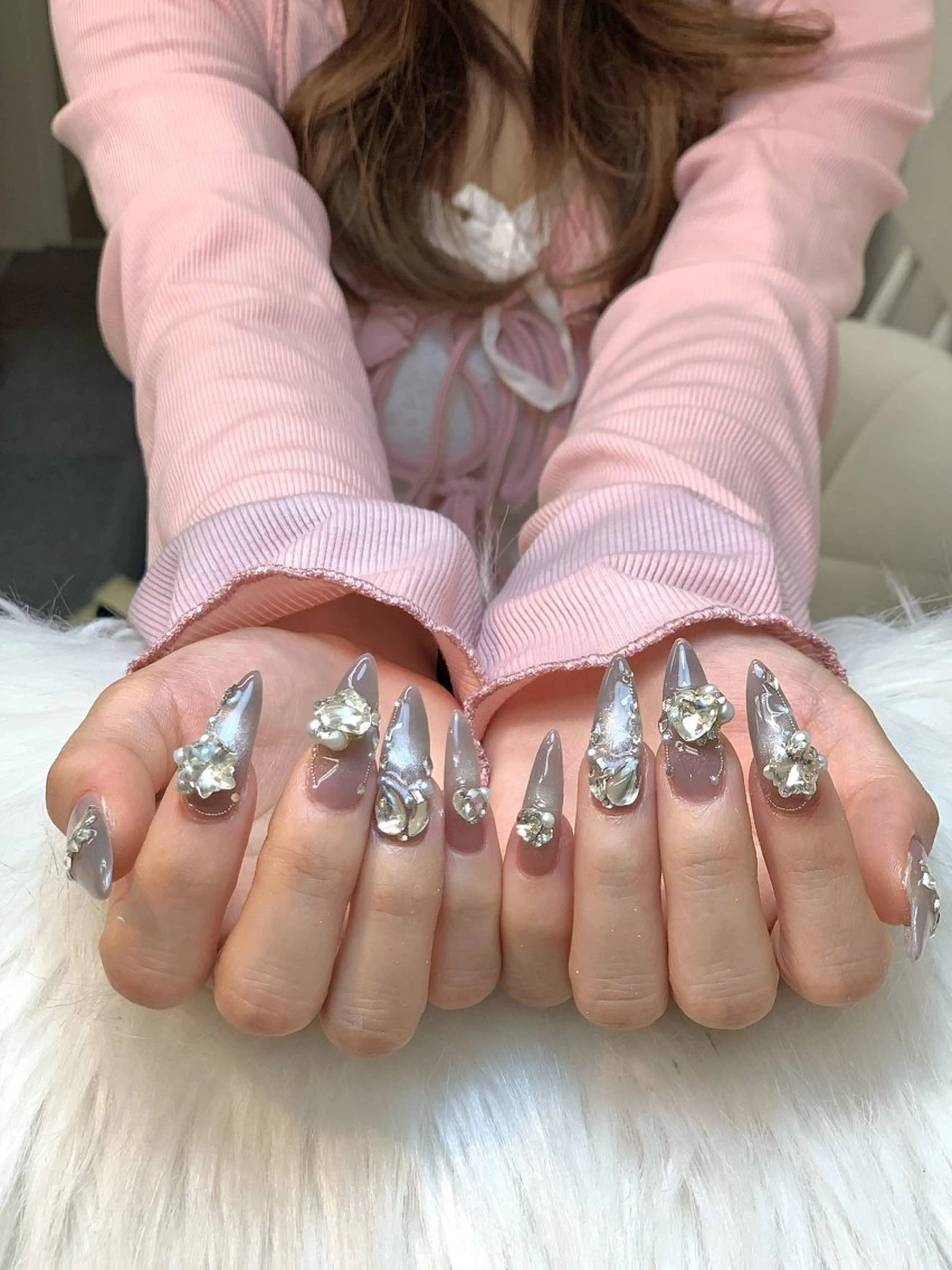 ネイル アートネイル ジェルネイル ニュアンスネイル シンプルネイル ハンドネイル Jenn Nail Shinokuboのネイルデザイン