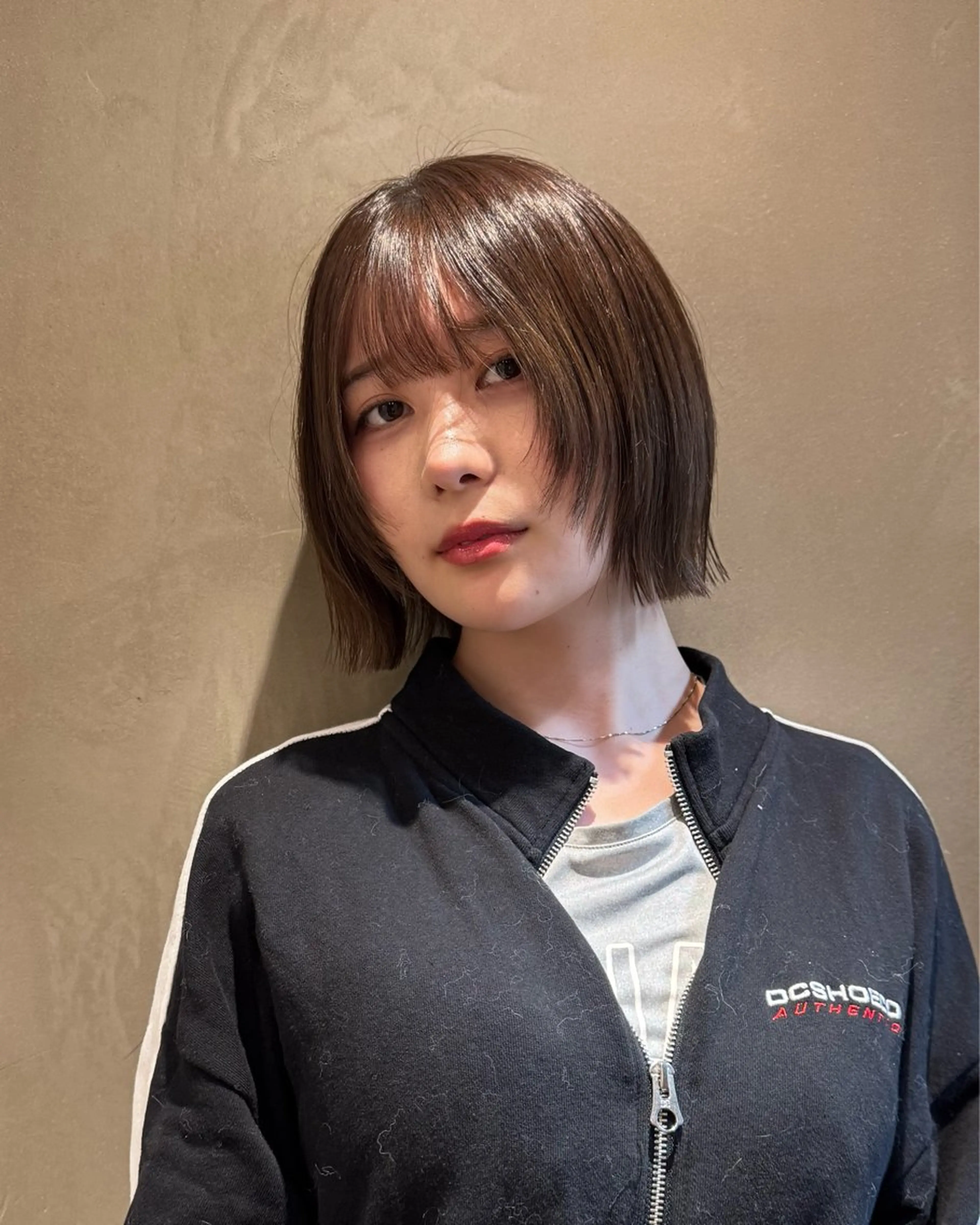 ショート ボブレイヤー ボブ レイヤーカット 小顔カット カット ヘアカラー トリートメント ボブ/レイヤー/パー マ/新宿/KOKIのヘアスタイル