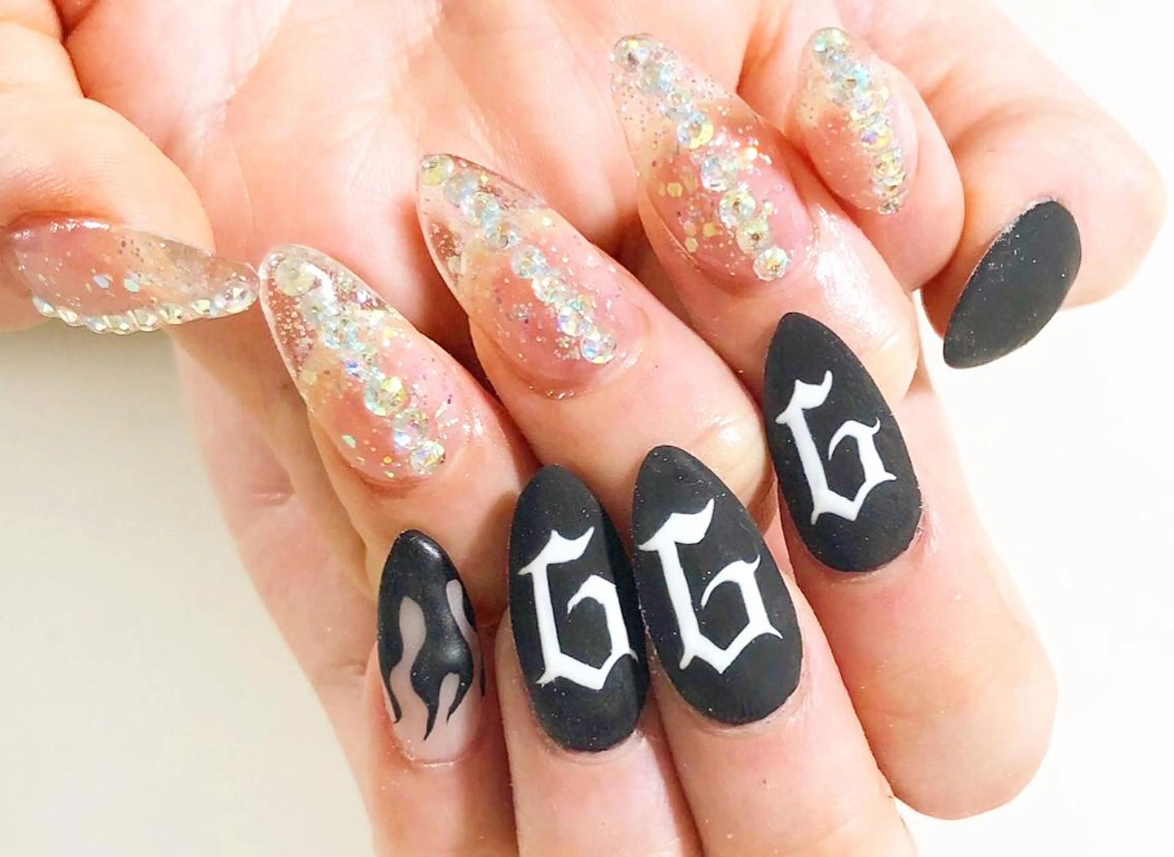 ネイル アートネイル スカルプネイル amour 川崎店のネイルデザイン