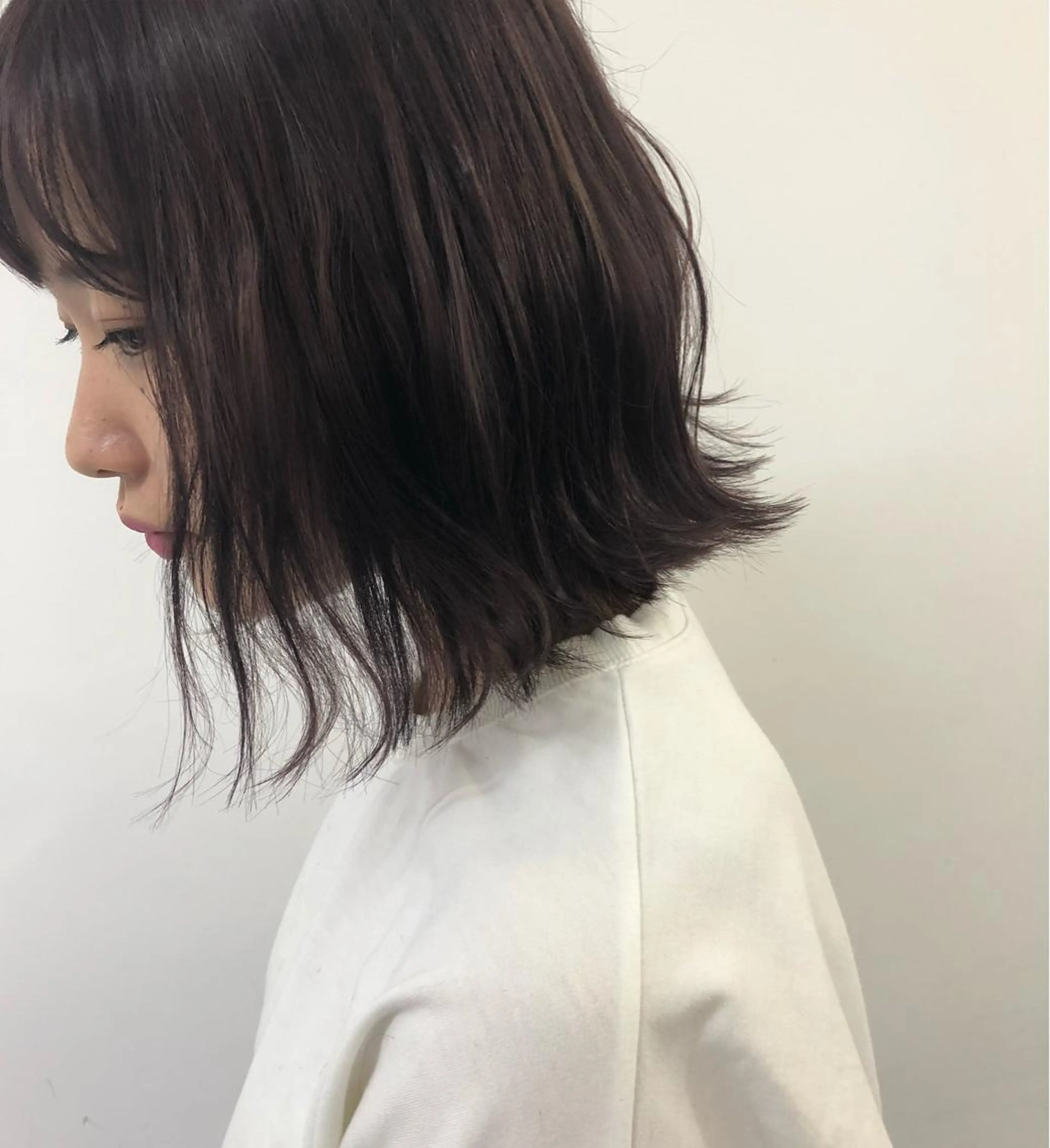 ミディアム カラー ラベンダーカラー ニシオカ タクヤのヘアスタイル