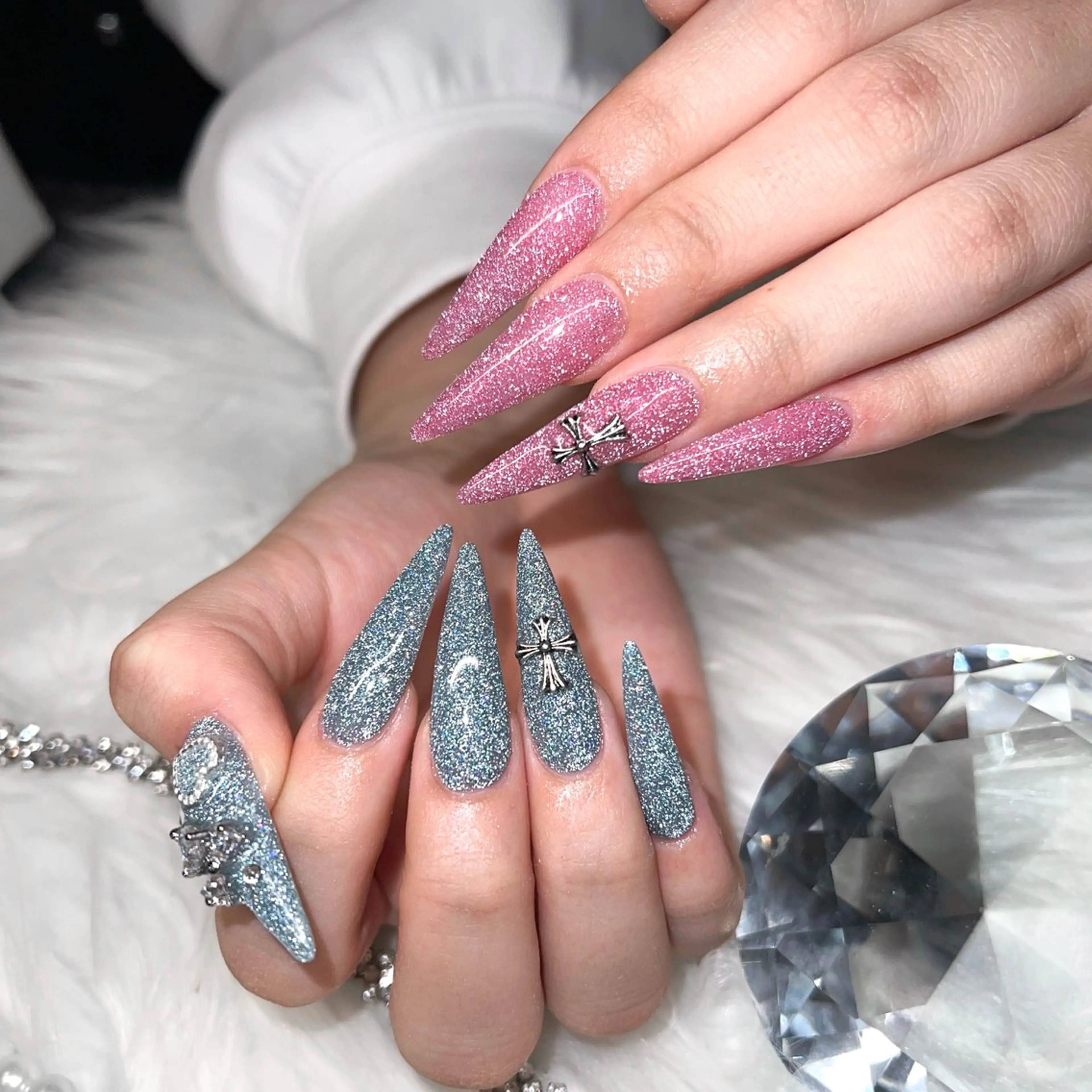 ネイル フラッシュネイル スカルプネイル Kobayashi Komugiのネイルデザイン