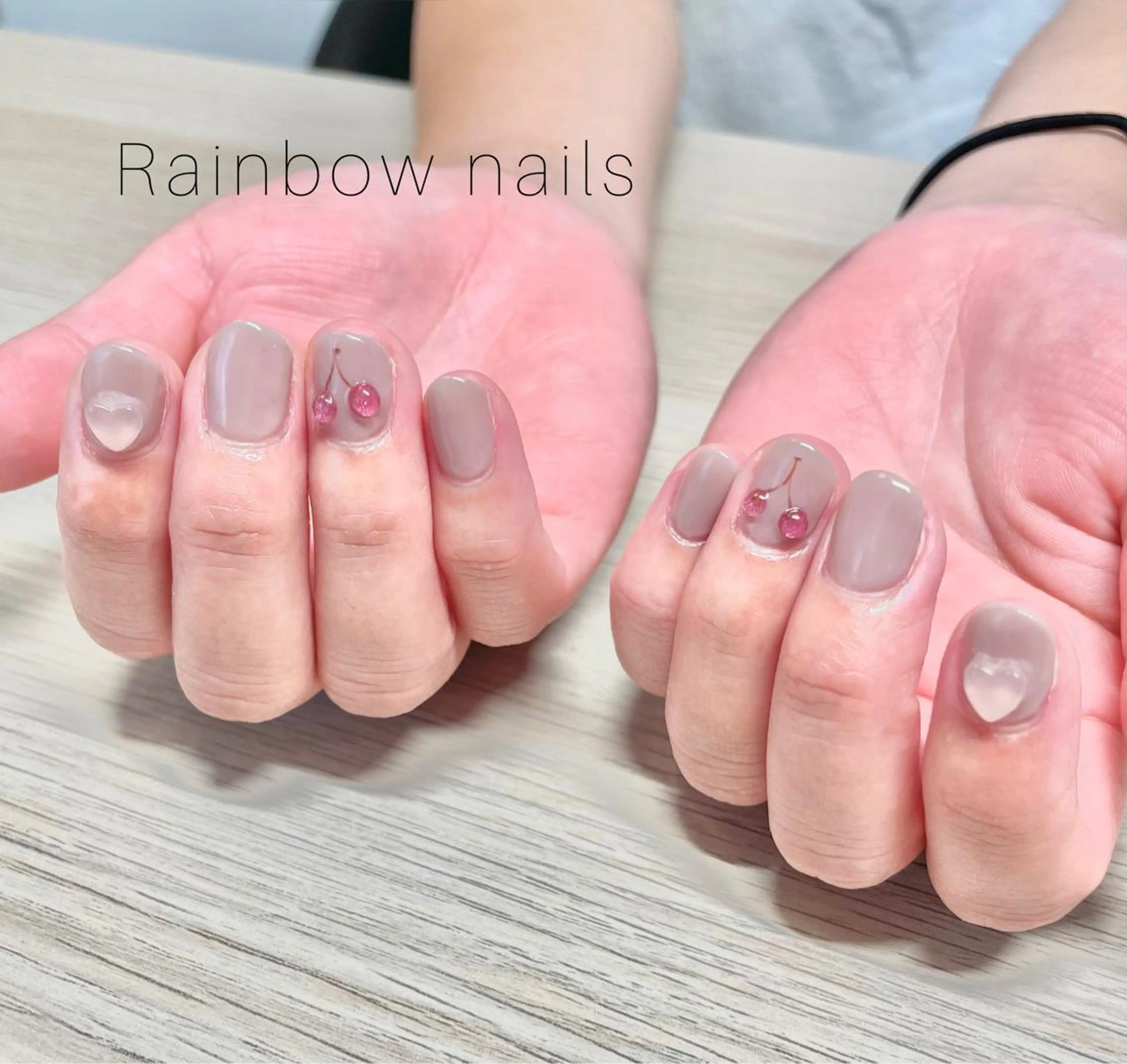 ネイル Rainbow nailsくろちゃんのネイルデザイン