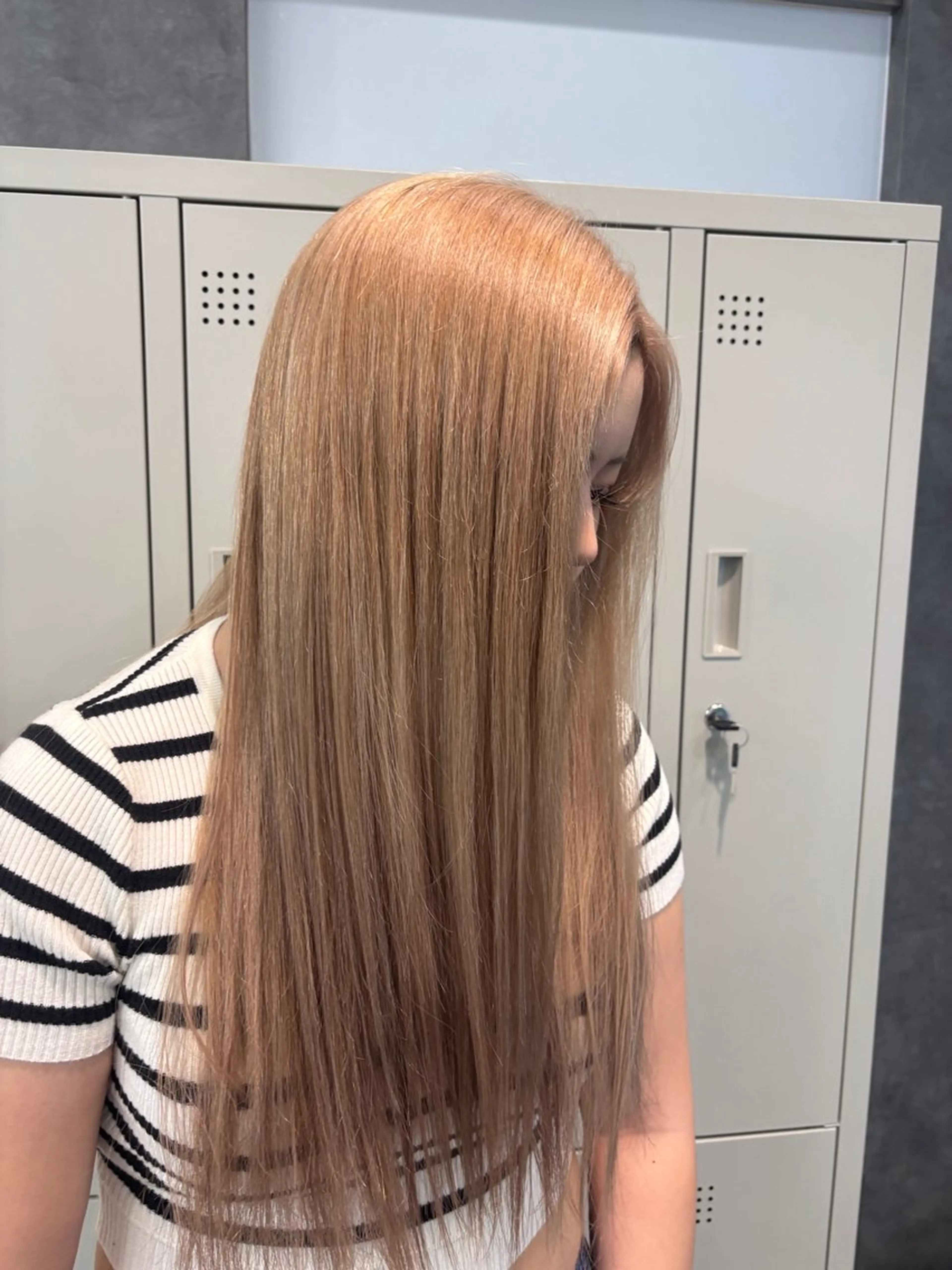 ロング カラー ヘアアレンジ ハッシュカット/ ミルクティー/ みうのヘアスタイル