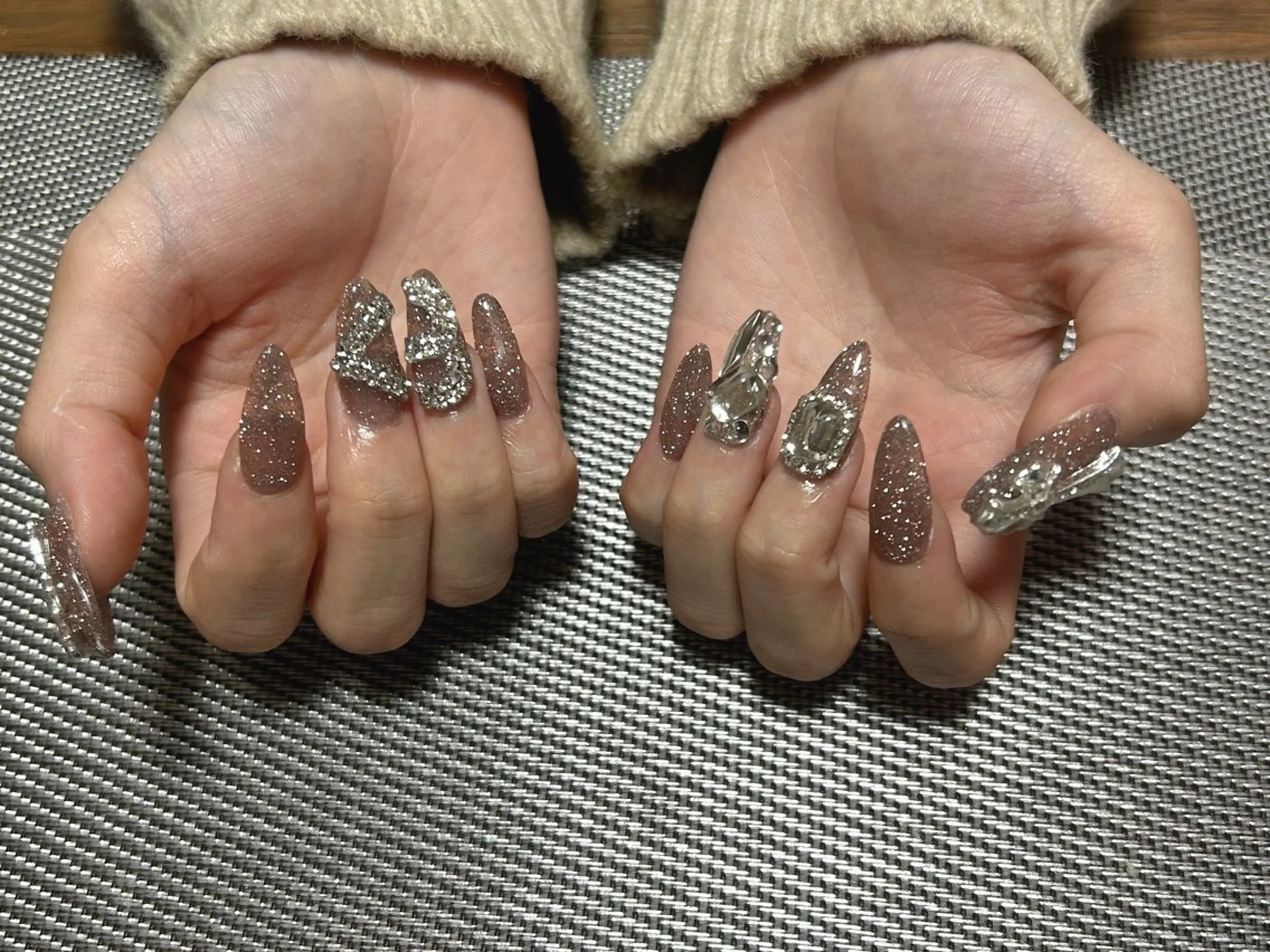 ネイル ハート ハンドネイル i nailのネイルデザイン