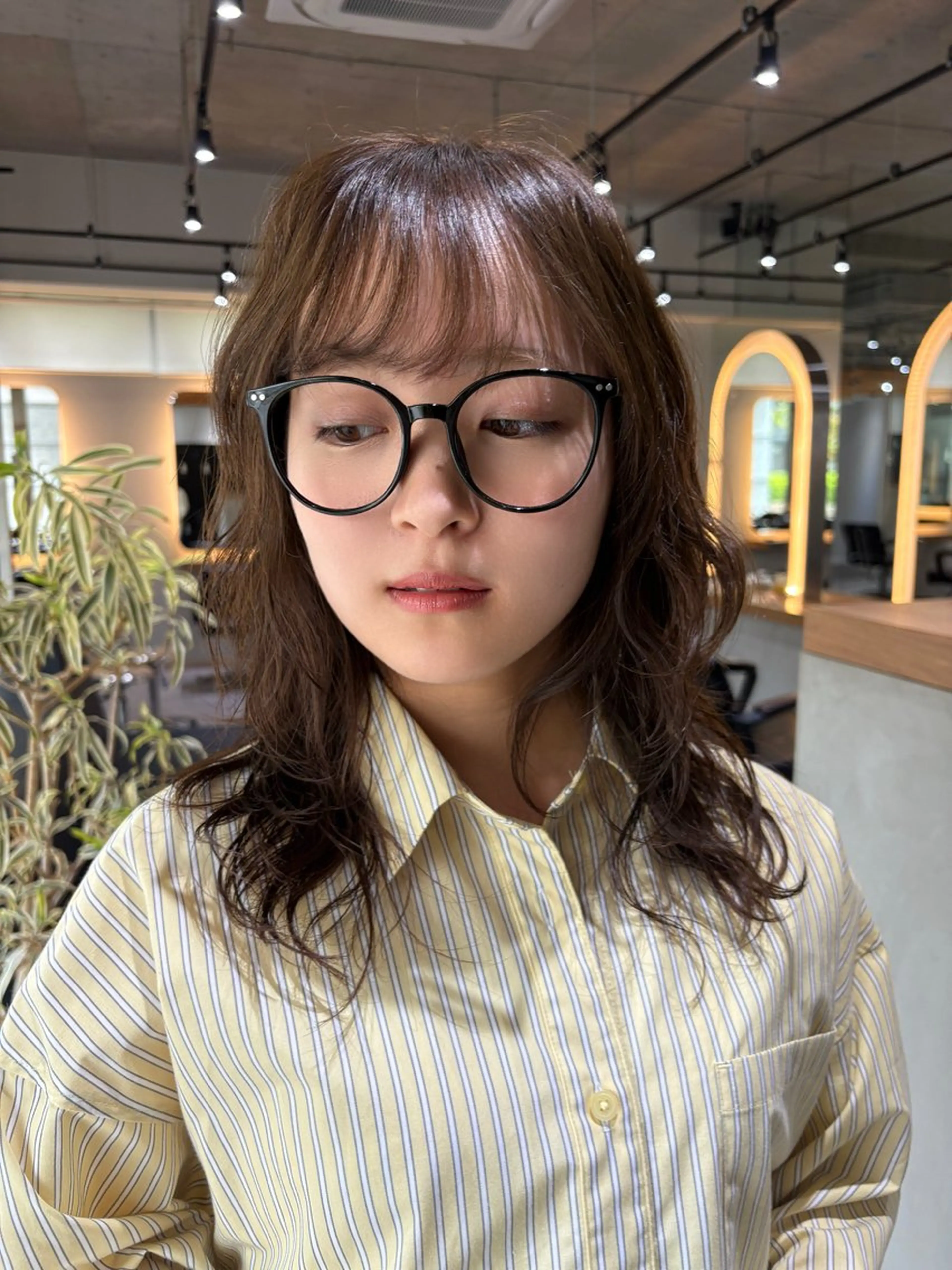 セミロング ヘアカラー 🌿ボブ/暖色/ 艶カラー/Rukiのヘアスタイル