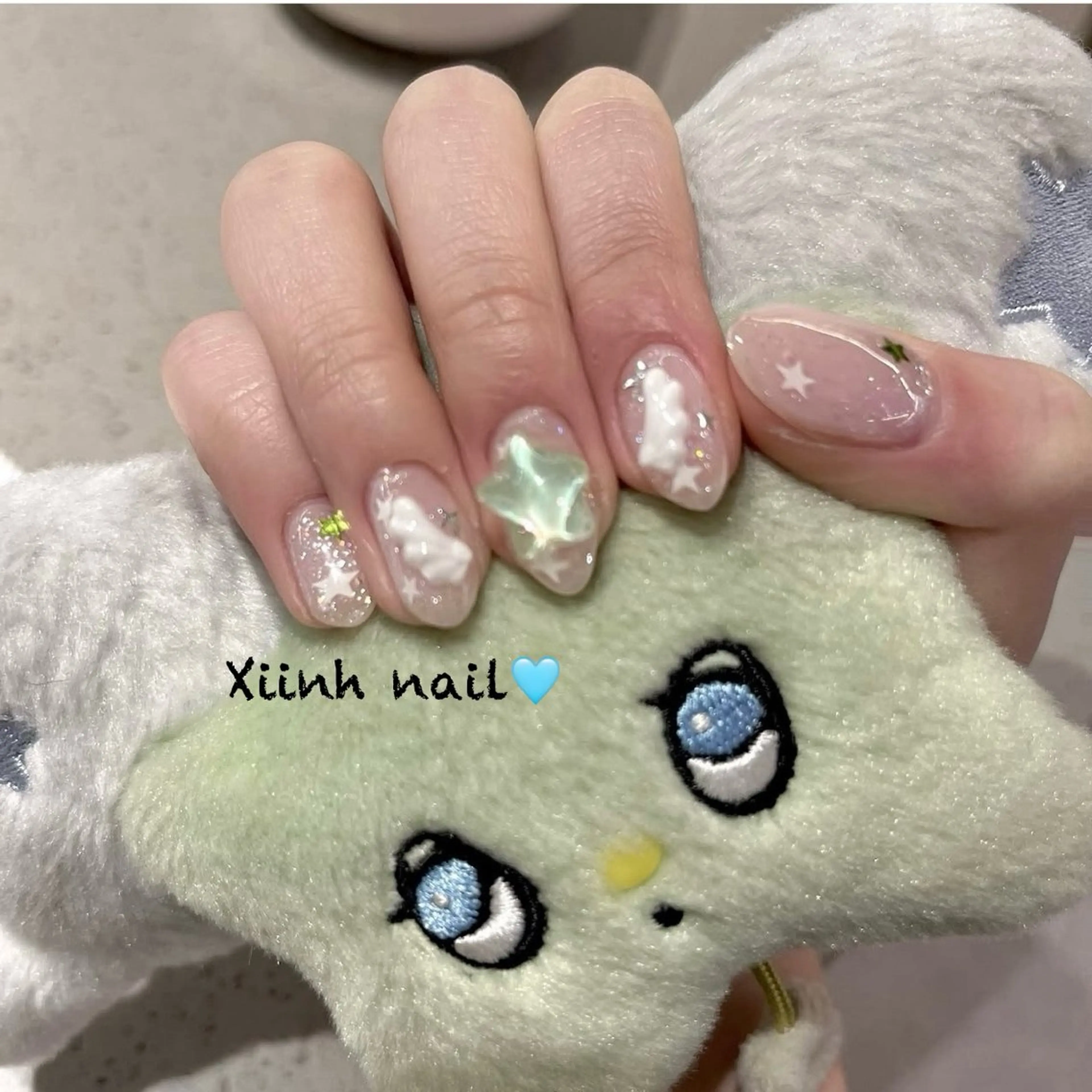 ネイル チークネイル 桜ネイル フットネイル フレンチネイル ジェルネイル ハンドネイル XIINH NAIL SALONのネイルデザイン