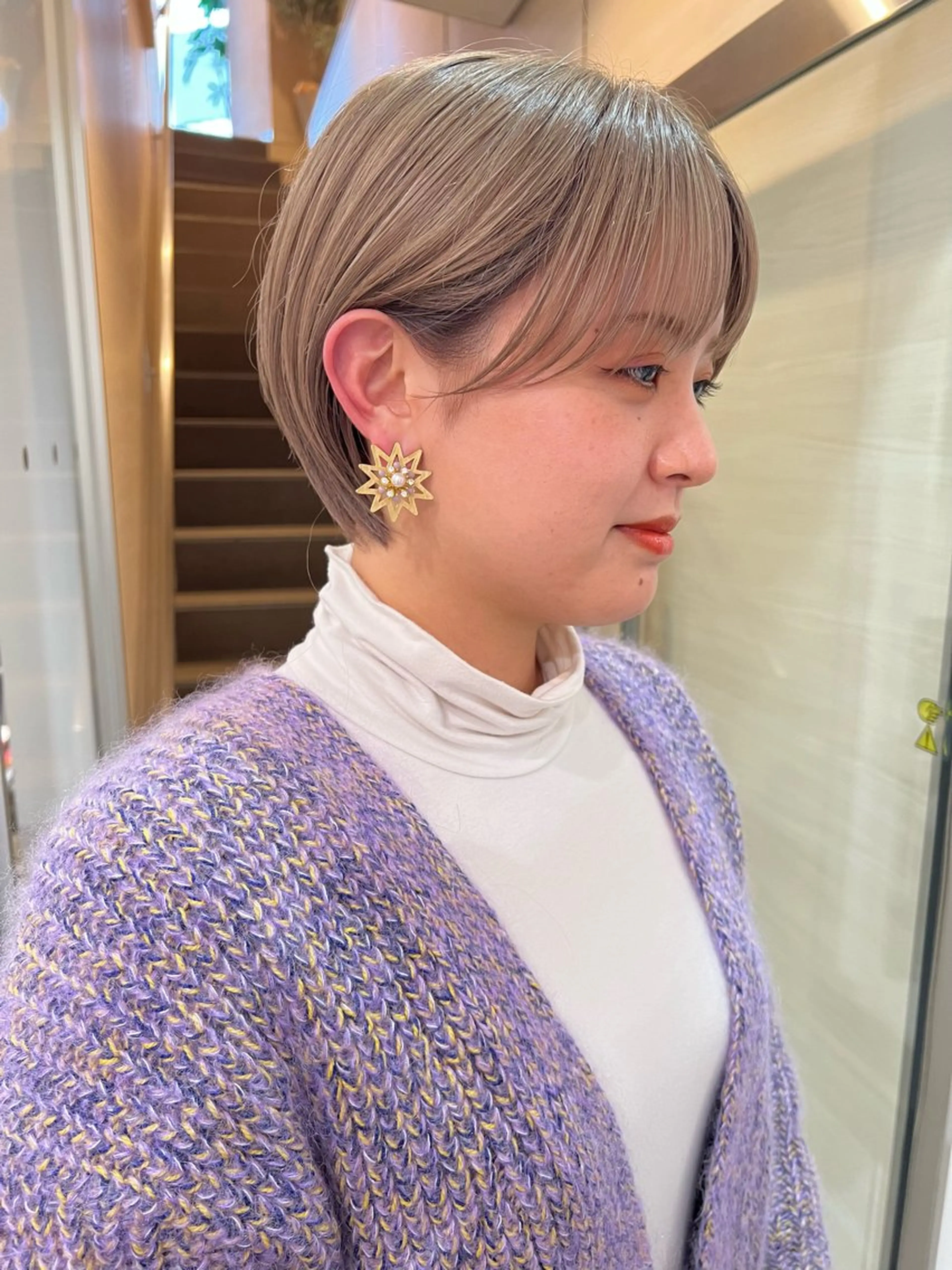 ショート 🥇赤み消しカラー／ 髪質改善の匠🥇のヘアスタイル