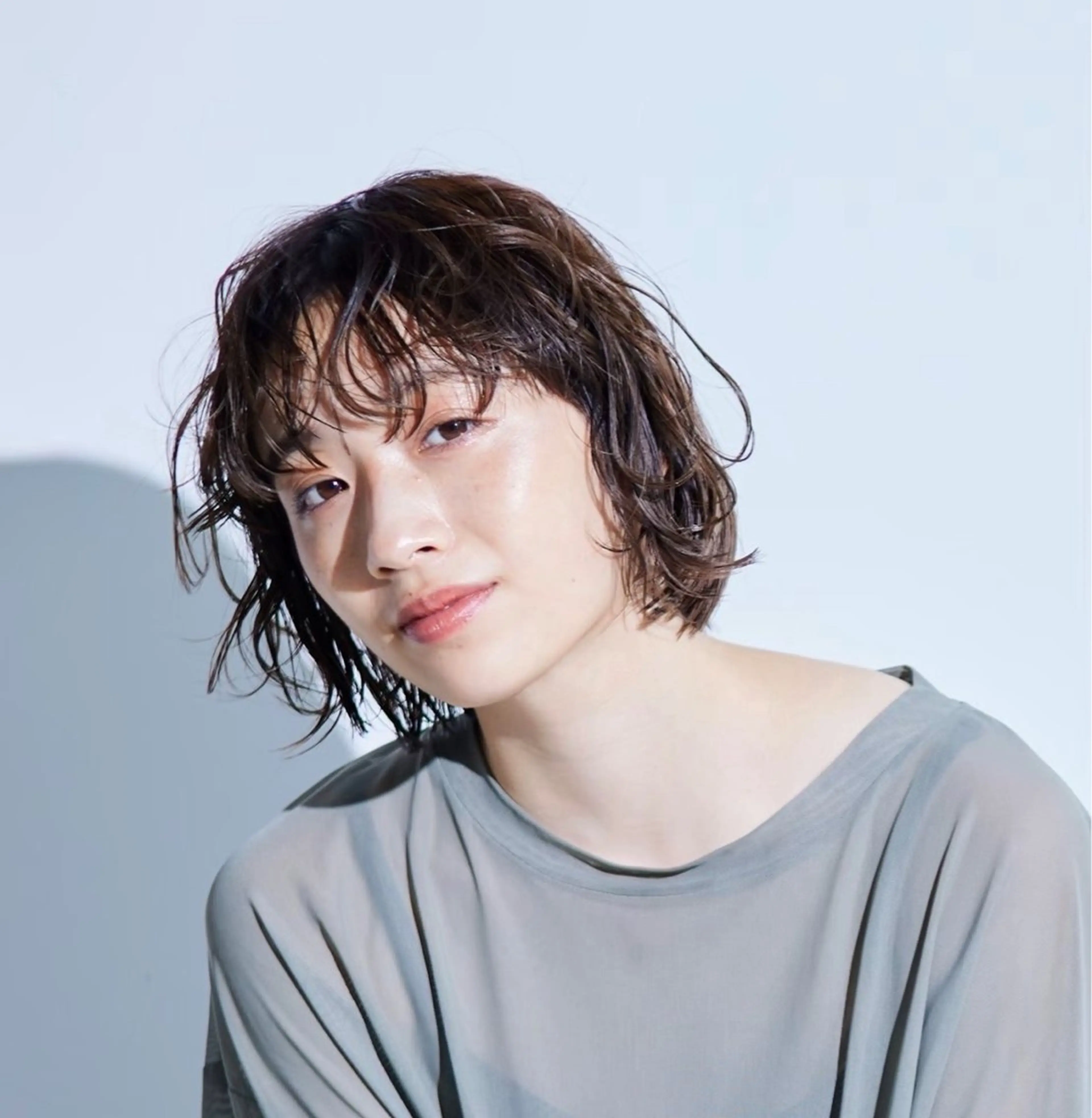 ショート パーマ 🍫くせ毛風 ナチュラルパーマ優吉のヘアスタイル