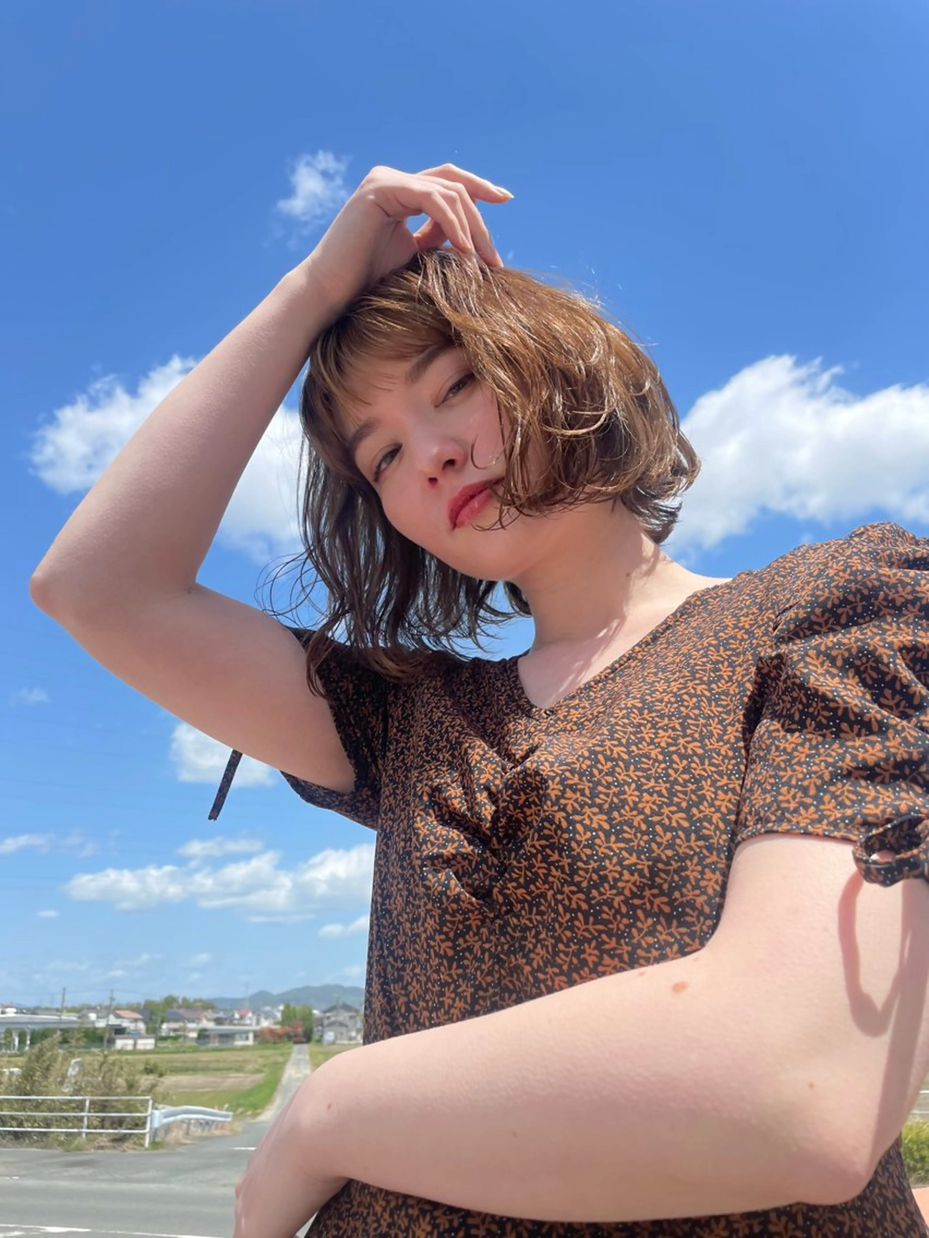 【前髪カット】+【カラー】高発色なカラー剤で過去最高の髪色💞なりたいを叶える🫧の写真