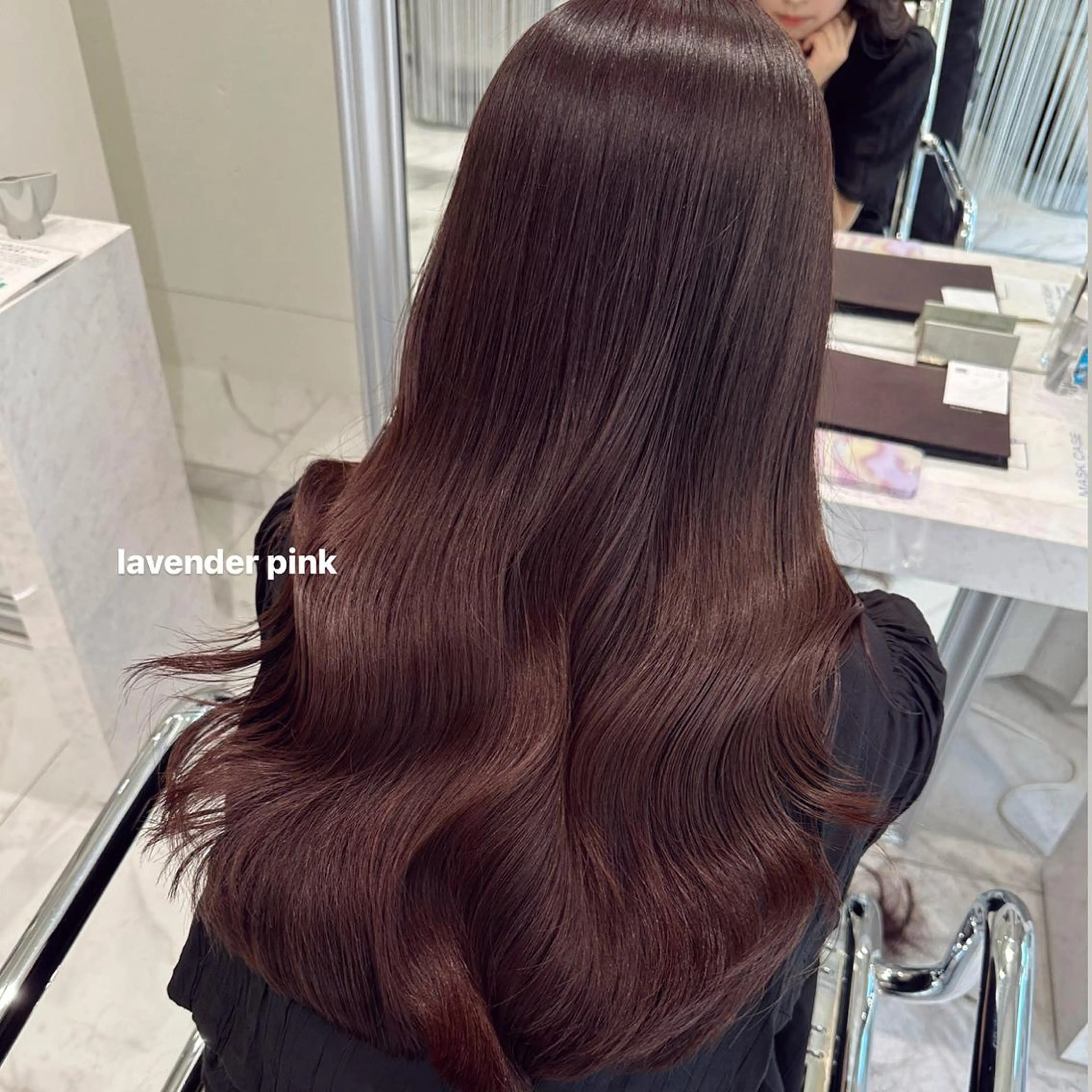 ロング カラー 韓国スタイル🇰🇷 児島葉月のヘアスタイル