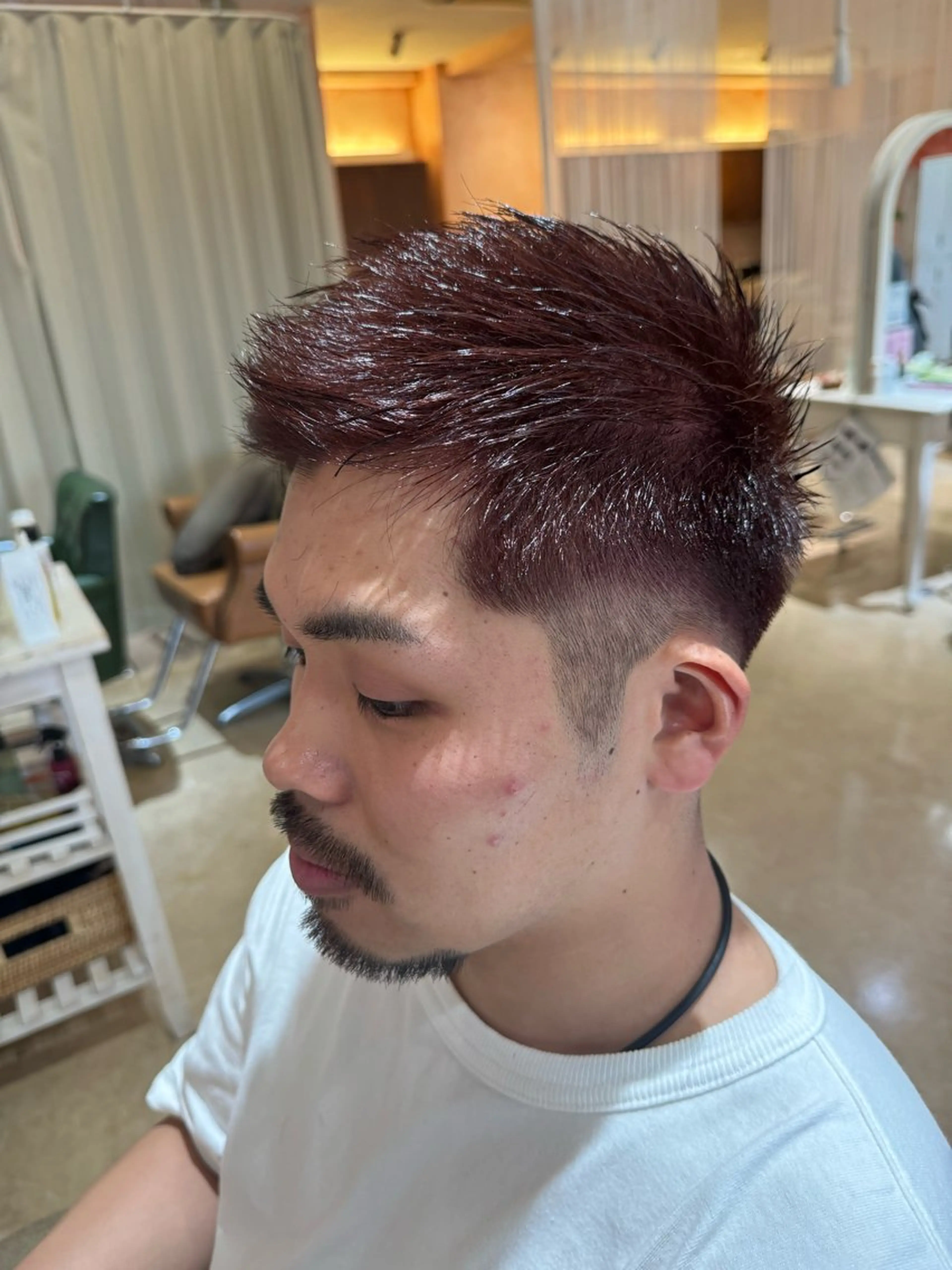 メンズ メンズブリーチ ヘアカラー 髪質改善/店長/ 稲葉史泰のヘアスタイル