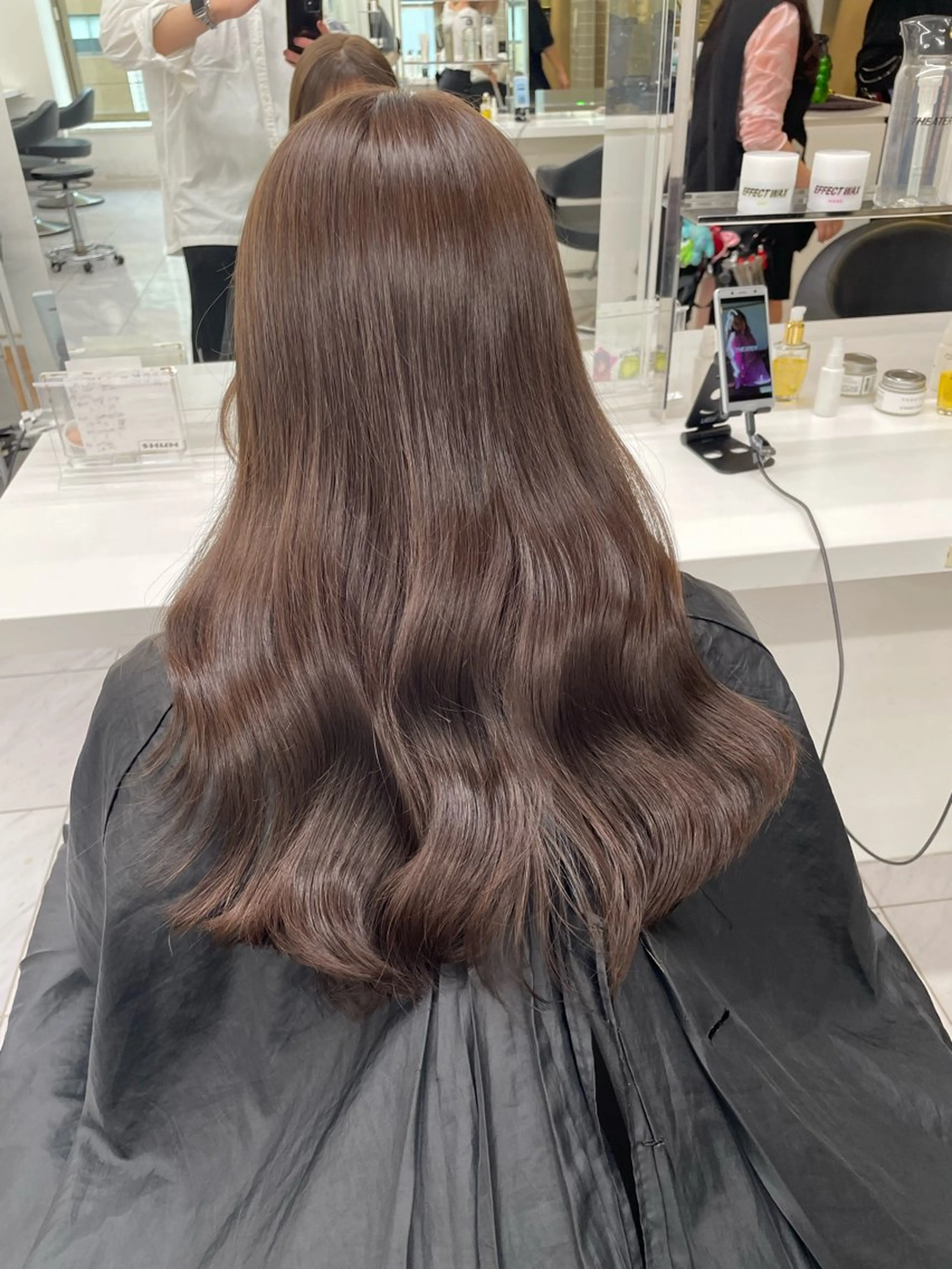 【︎︎︎︎髪質改善でダメージレス︎︎︎︎♡】ブリーチありorなしダブルカラー➕髪質改善トリートメント🤍の写真