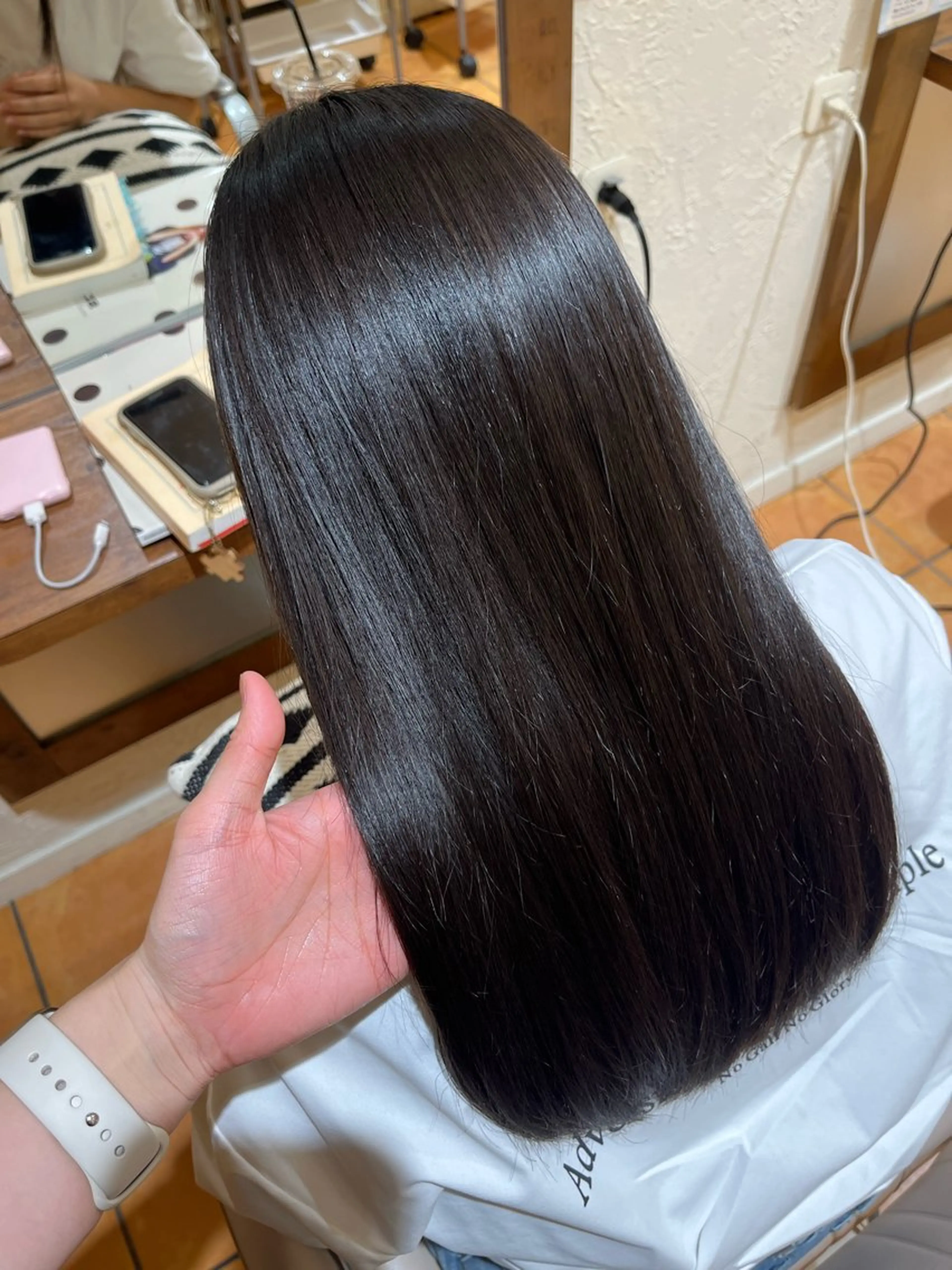 ロング 縮毛矯正 aruJisu所属・ほそや うらら / モデル募集中🌹のヘアスタイル