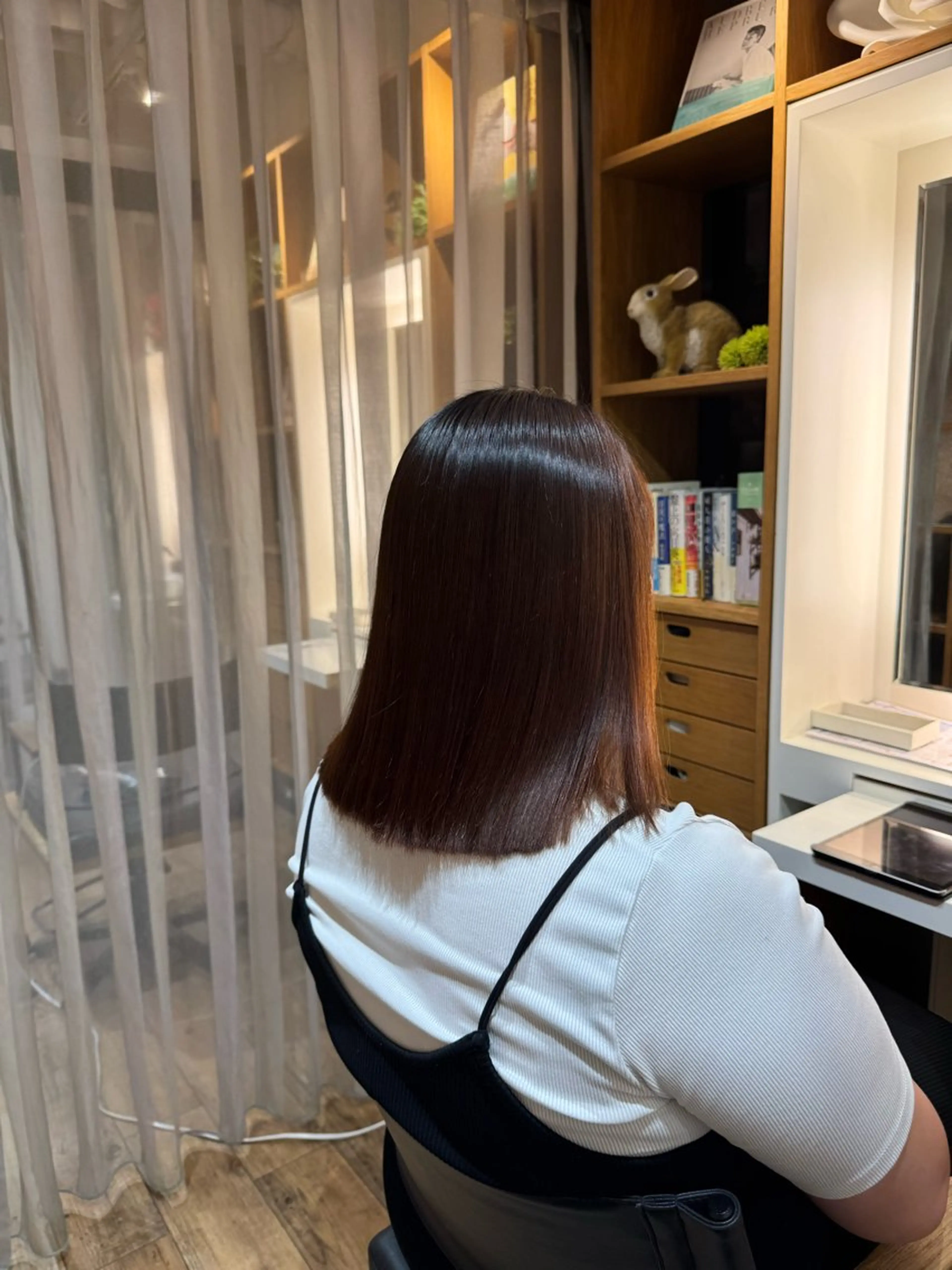 ミディアム ヘアカラー トリートメント 美髪/髪質改善 川口凌弥のヘアスタイル