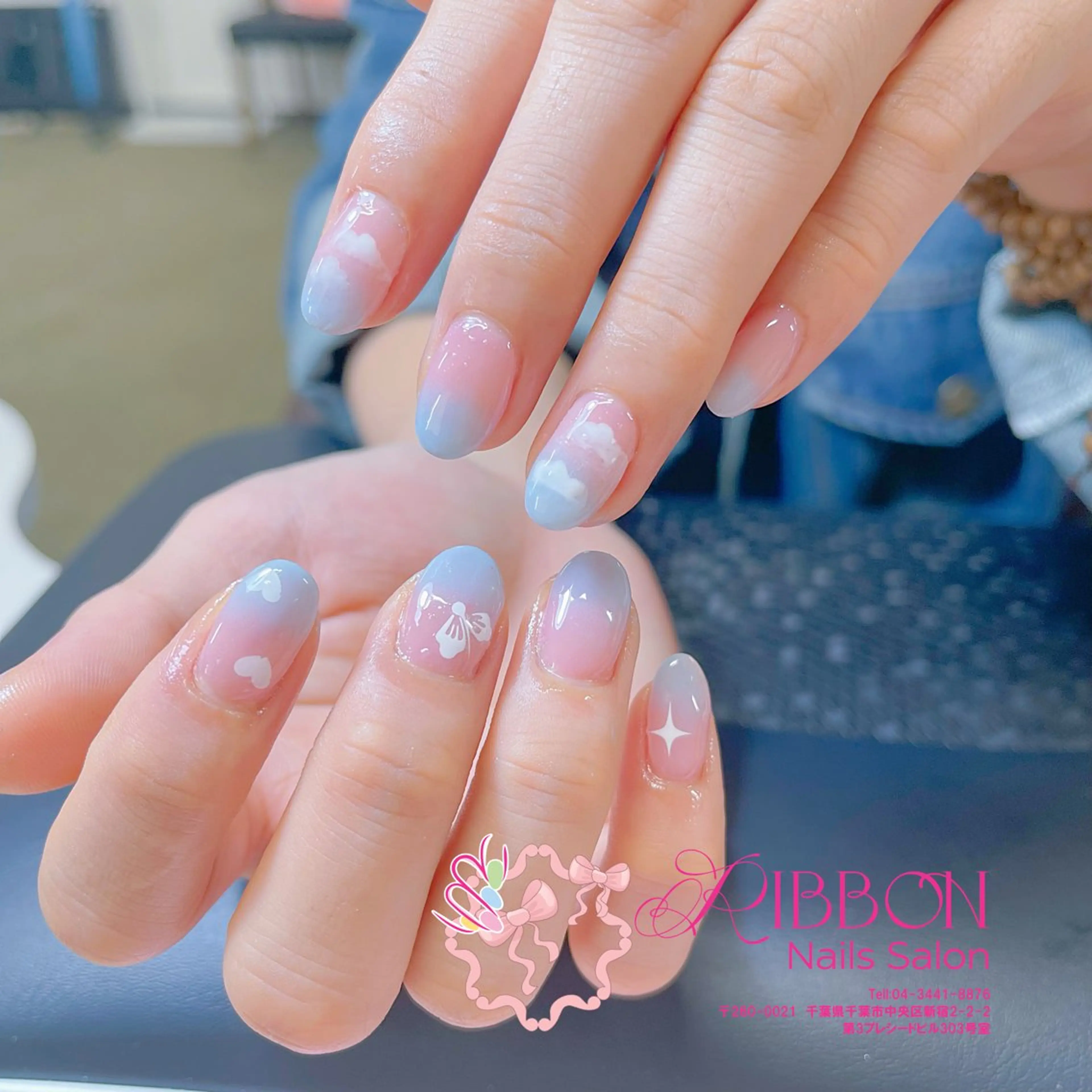 ネイル グラデーション Ribbonnail salonのネイルデザイン