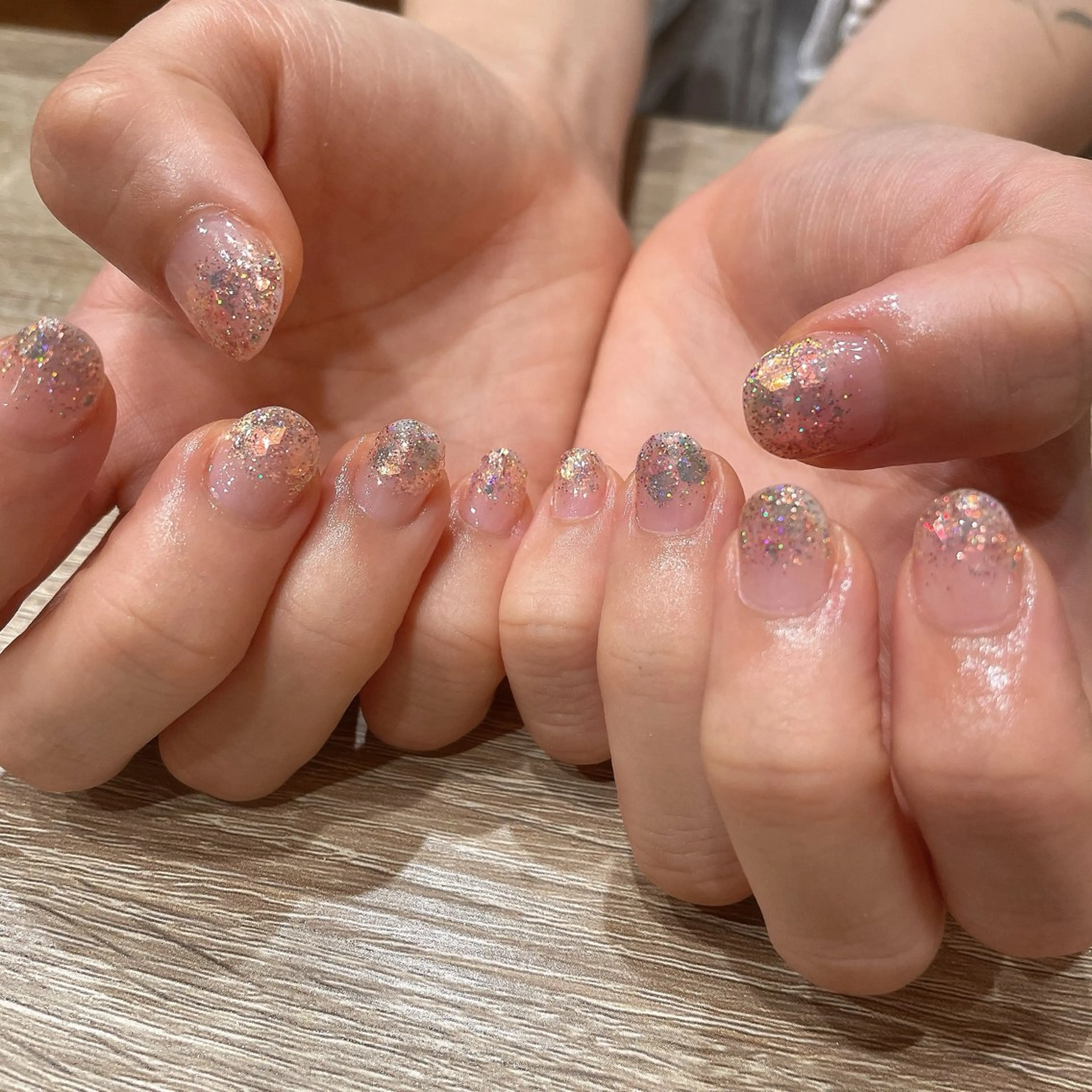 ネイル ラメ(グリッター) ハンドネイル liberté🫧 新小岩のネイルデザイン