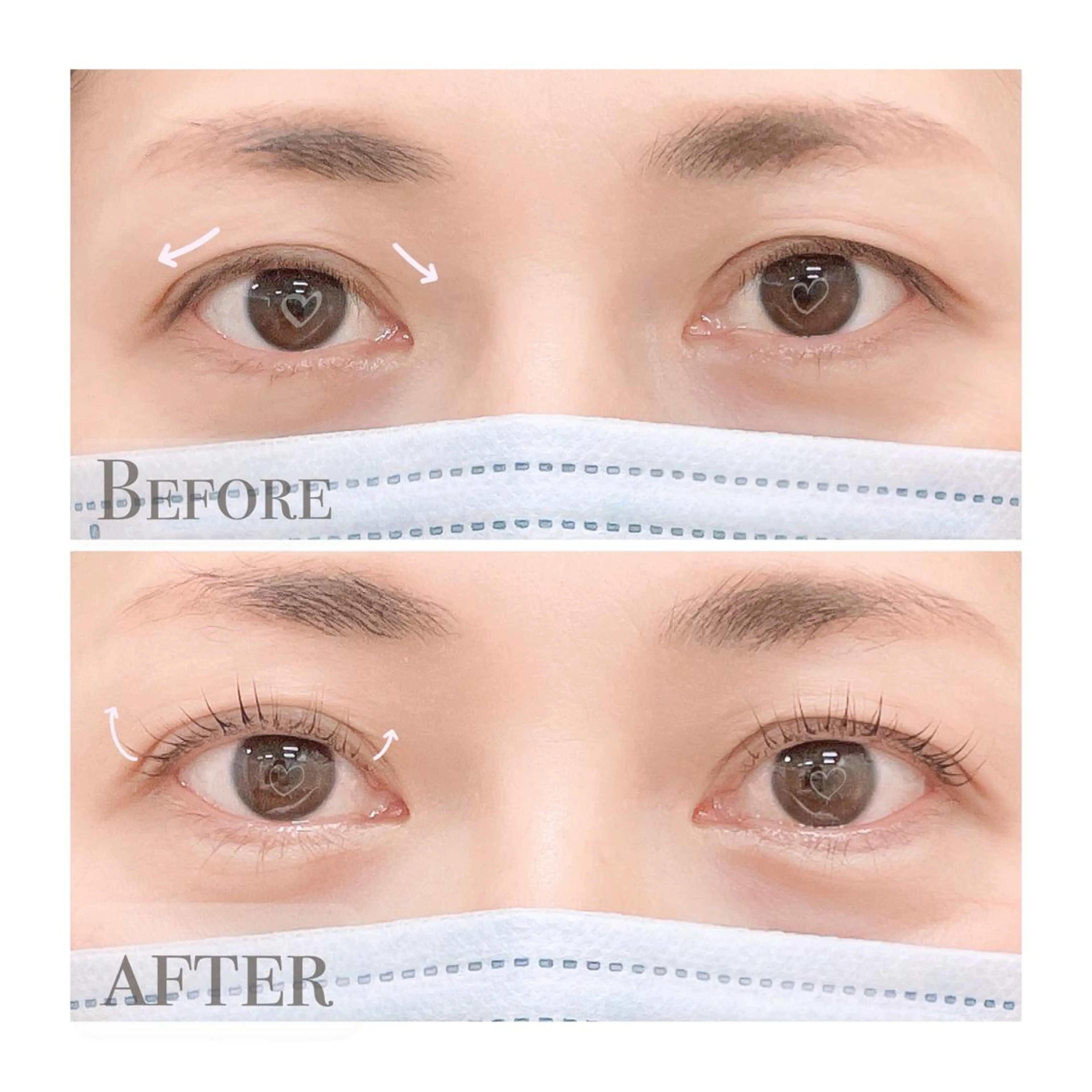 マツエク・マツパ パリジェンヌラッシュリフト RIKA SHIMIZUのマツエク・マツパデザイン