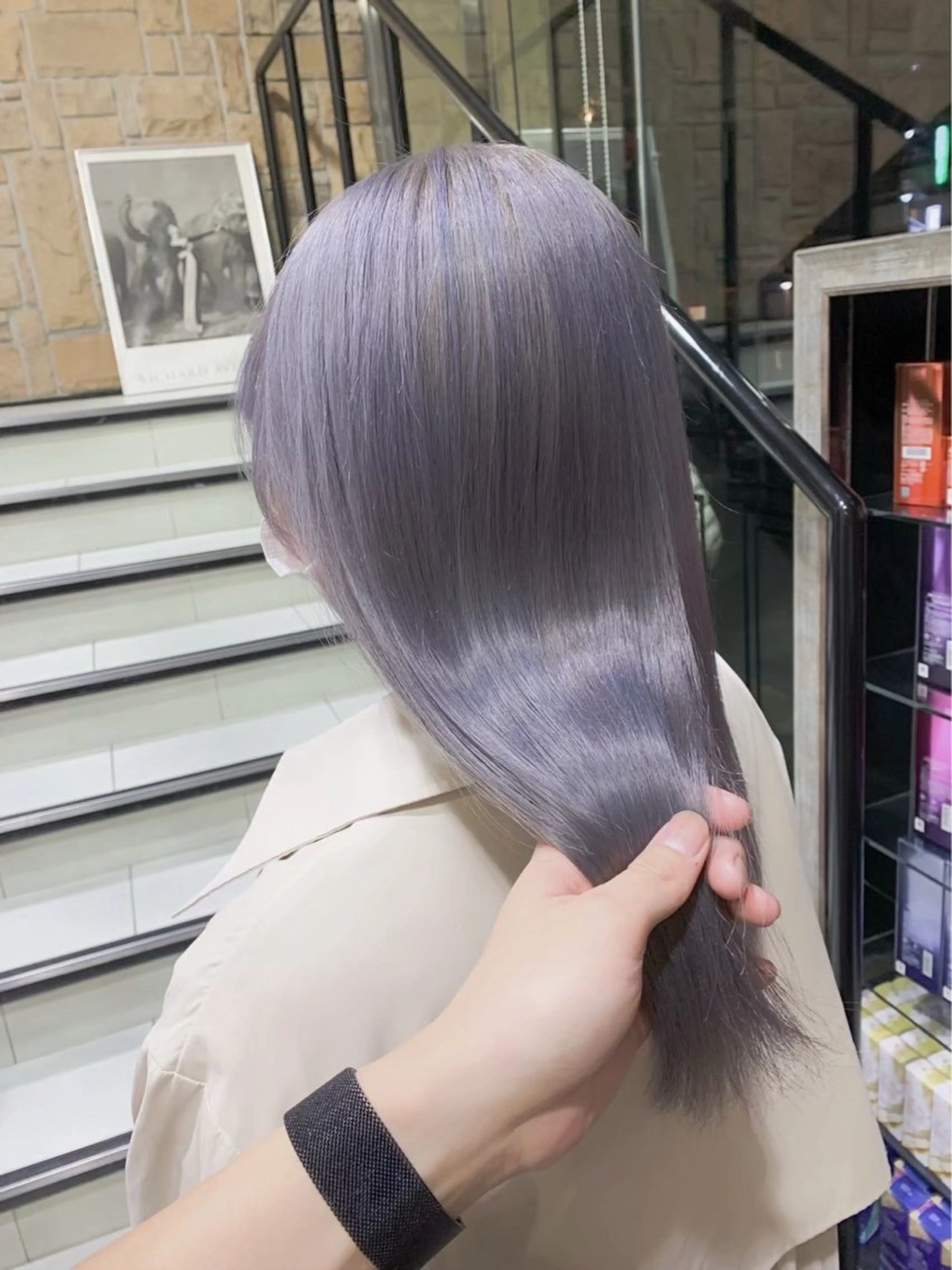 ミディアム ヘアカラー デザインカラー/ eye/栞のヘアスタイル