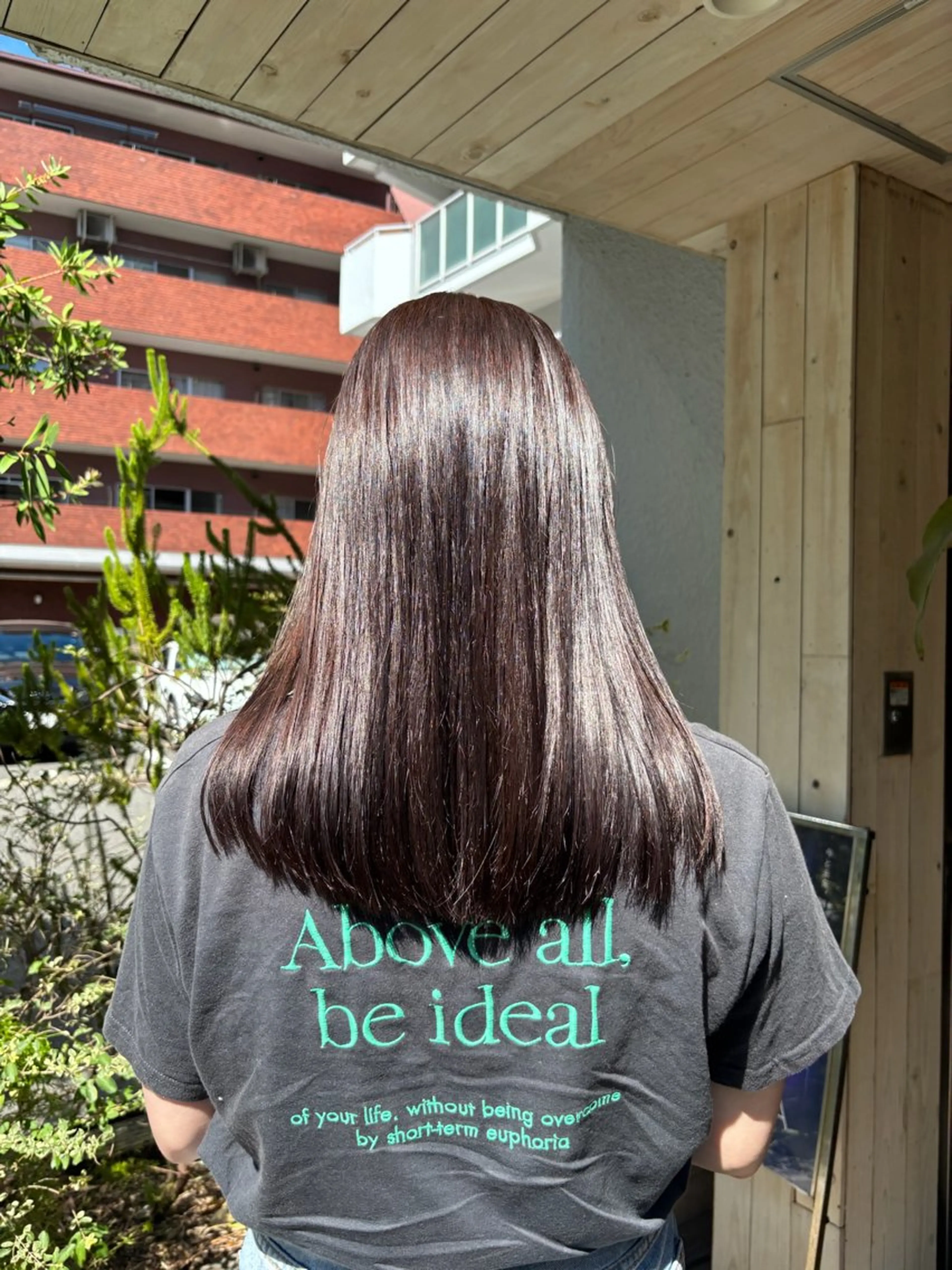 ロング カラー 縮毛矯正 竹本りんか/梅田/ 新大阪/天王寺のヘアスタイル