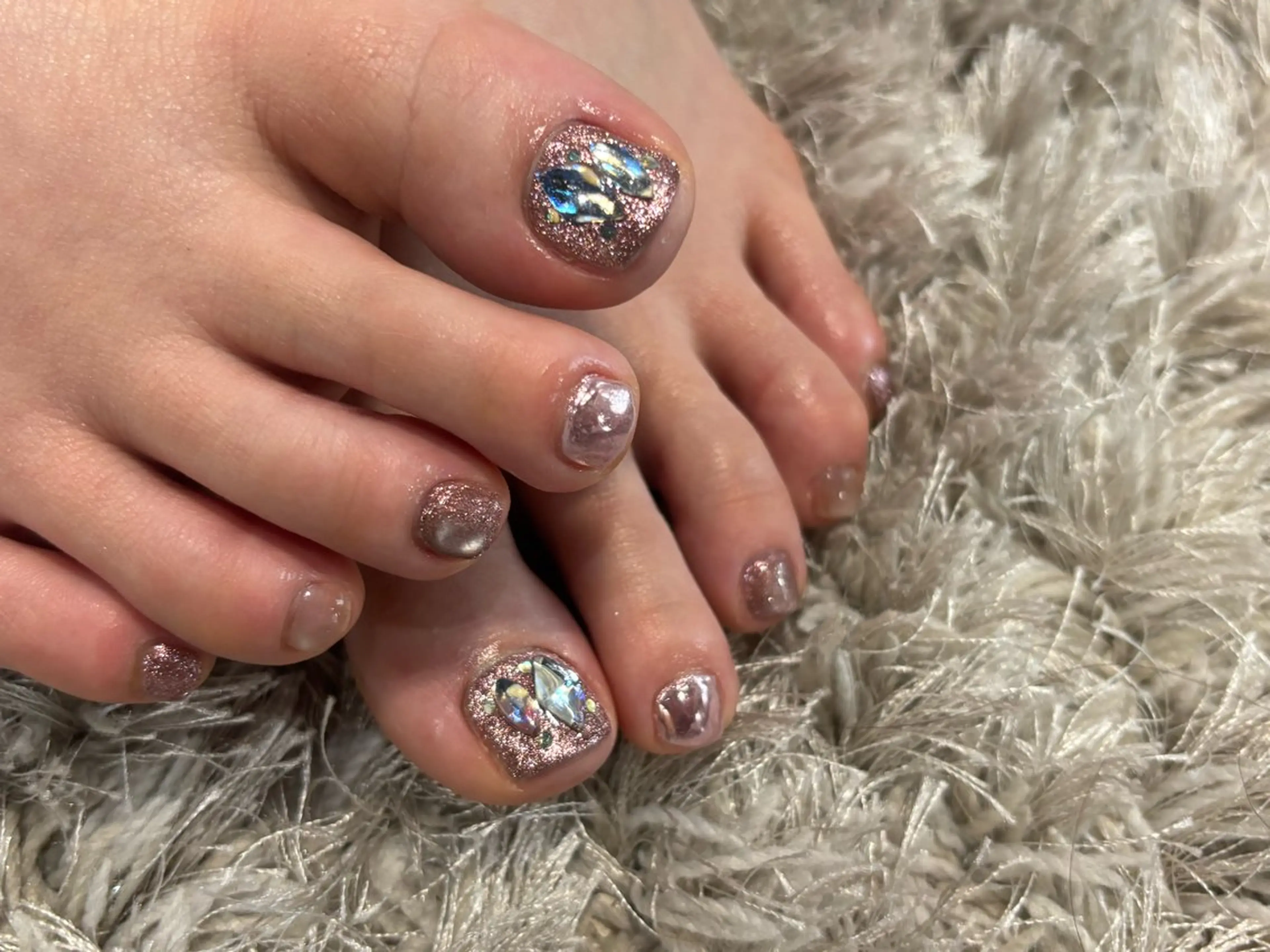 ネイル フットネイル 💅Perfect Wink RUI🌈のネイルデザイン