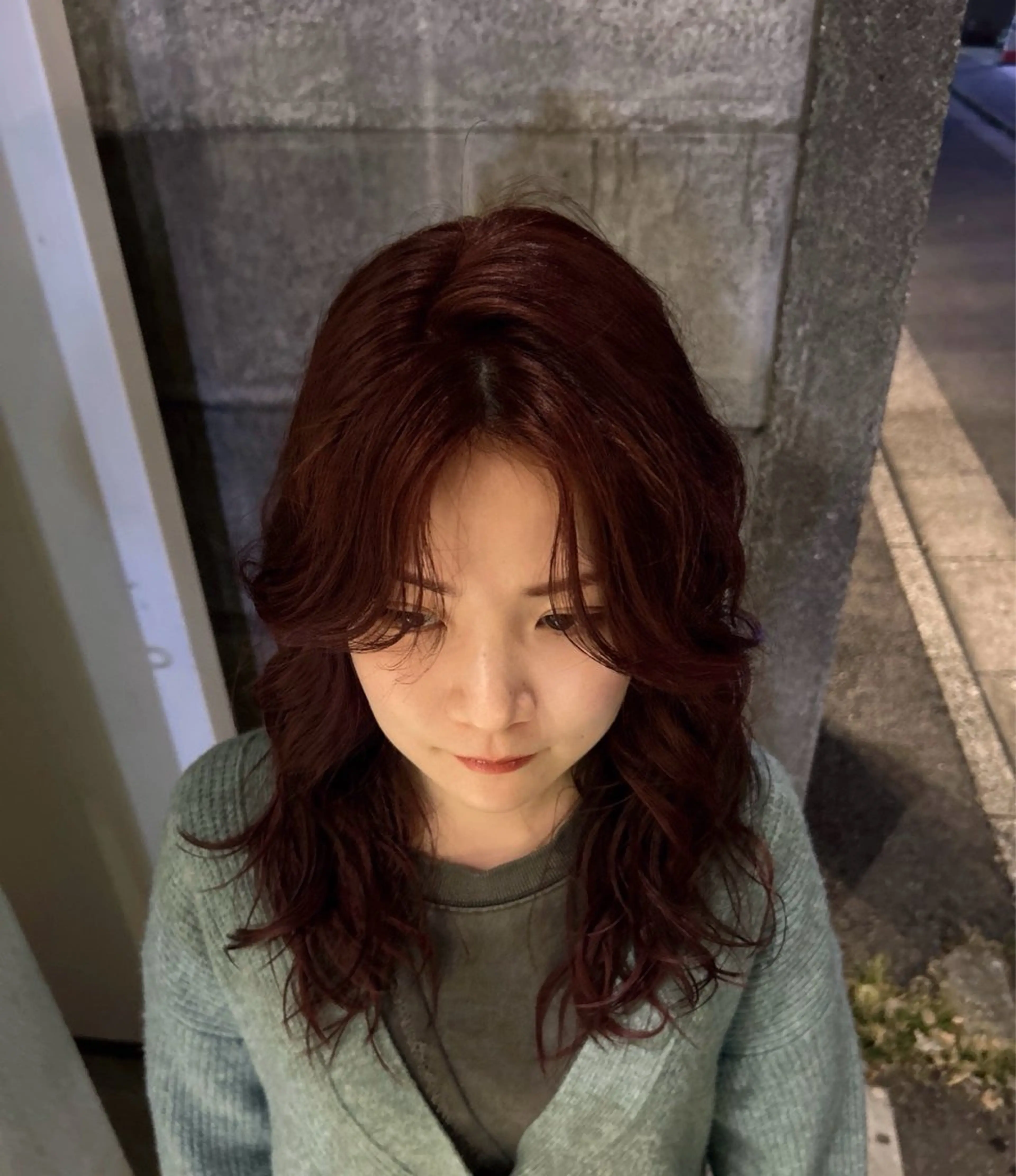 【🪽‪レディースカット🪽‪】似合わせカット🫧➕暖色カラー🍷➕レディースパーマ🌀➕トリートメント🪄🫧の写真